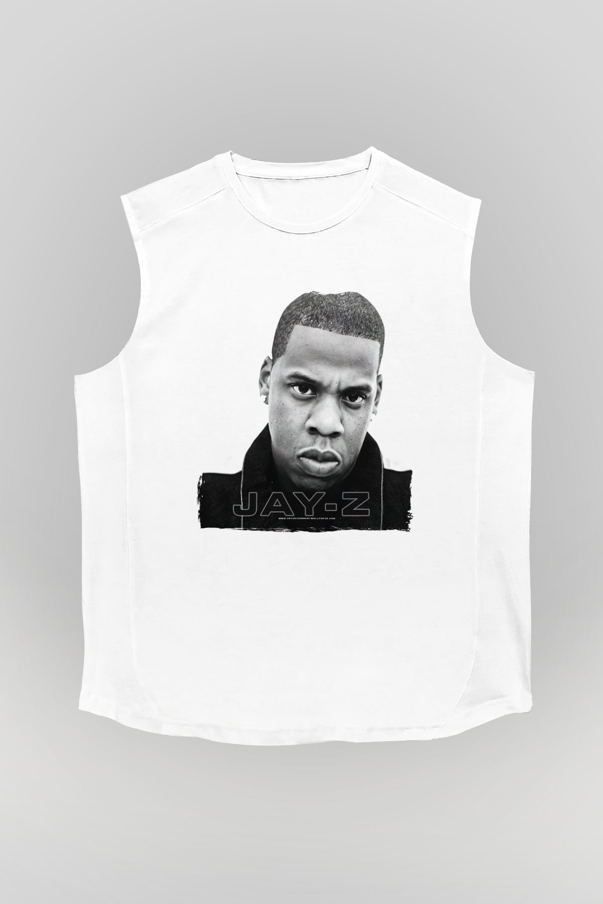 Jay-Z Beyaz Unisex Kolsuz Tişört