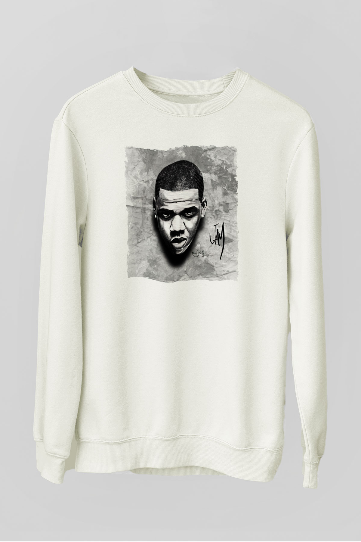 Jay-Z Beyaz Unisex Sweatshirt