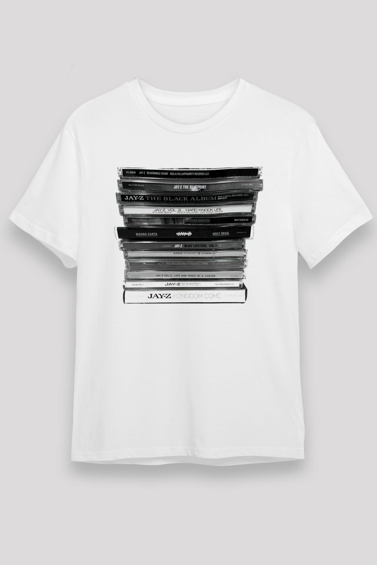Jay-Z Beyaz Unisex Tişört T-Shirt - TişörtFabrikası