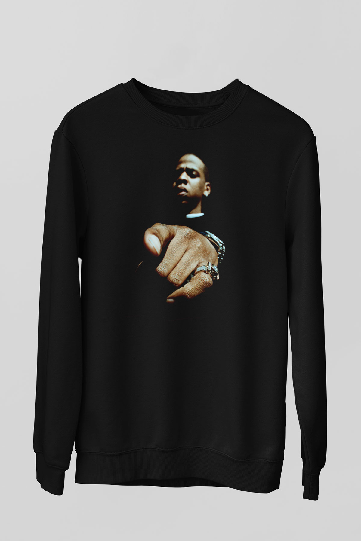 Jay-Z Siyah Unisex Sweatshirt