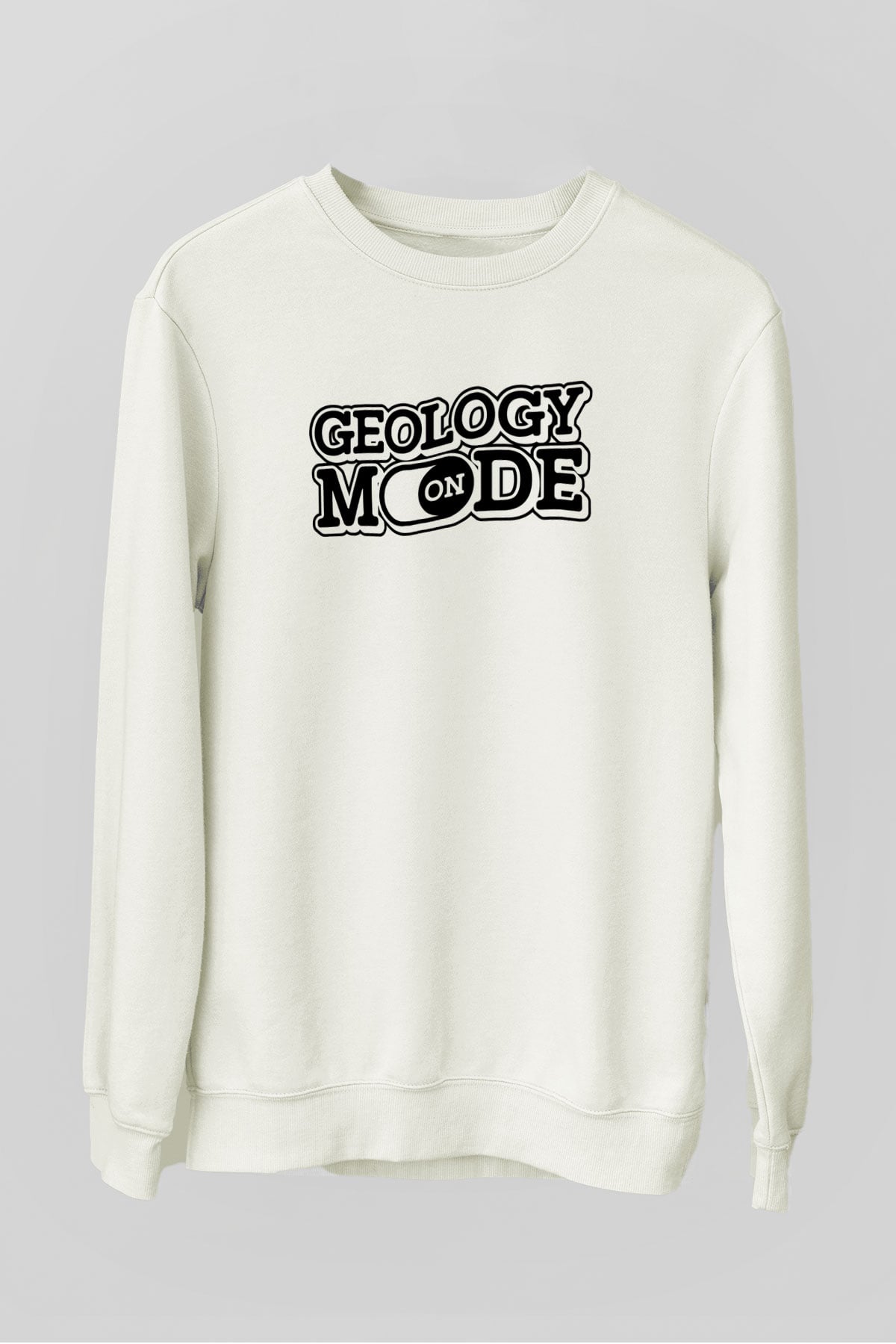 Jeofizik mühendisi Beyaz Unisex Sweatshirt