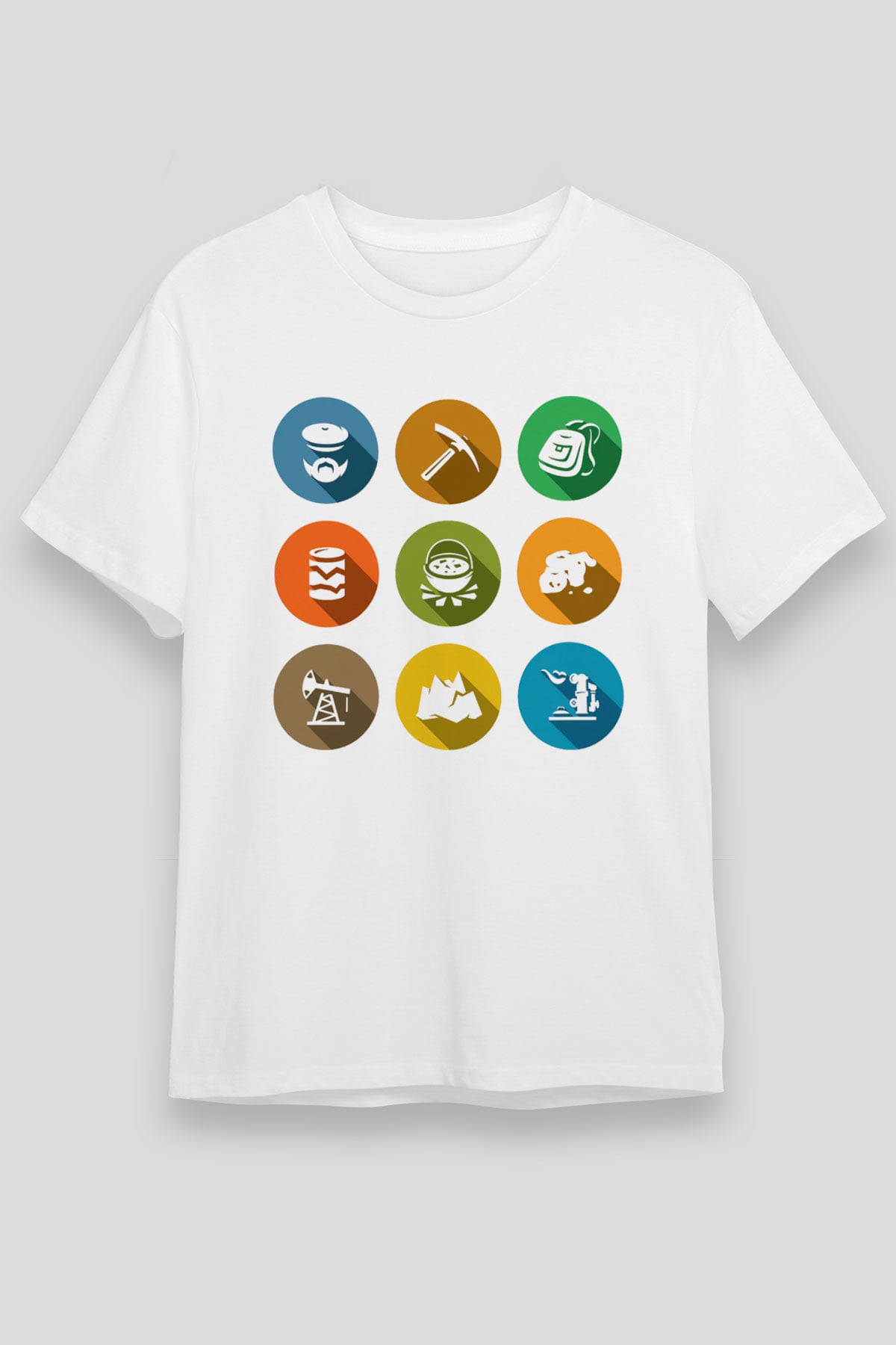 Jeolog Beyaz Unisex Tişört T-Shirt - TişörtFabrikası