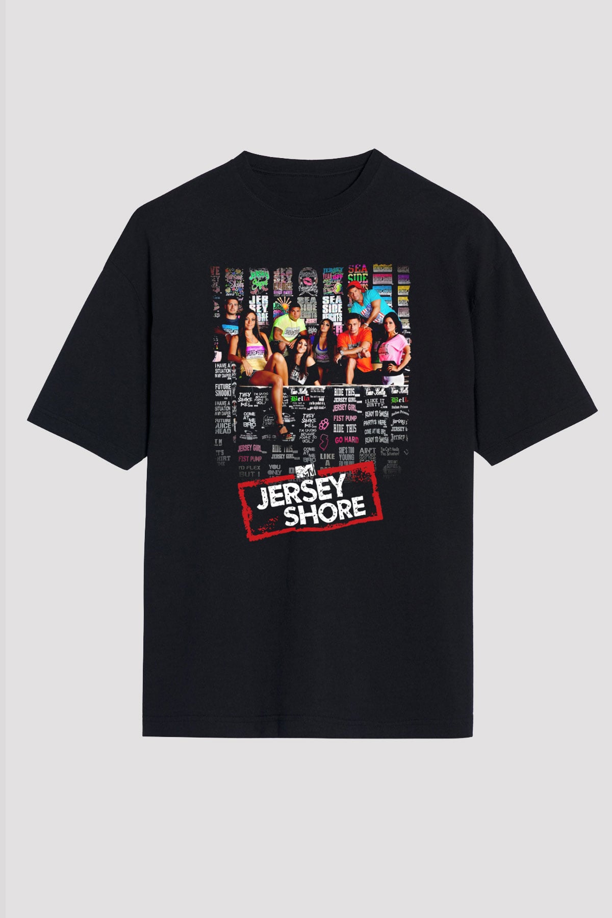 Jersey Shore Siyah Unisex Tişört T-Shirt