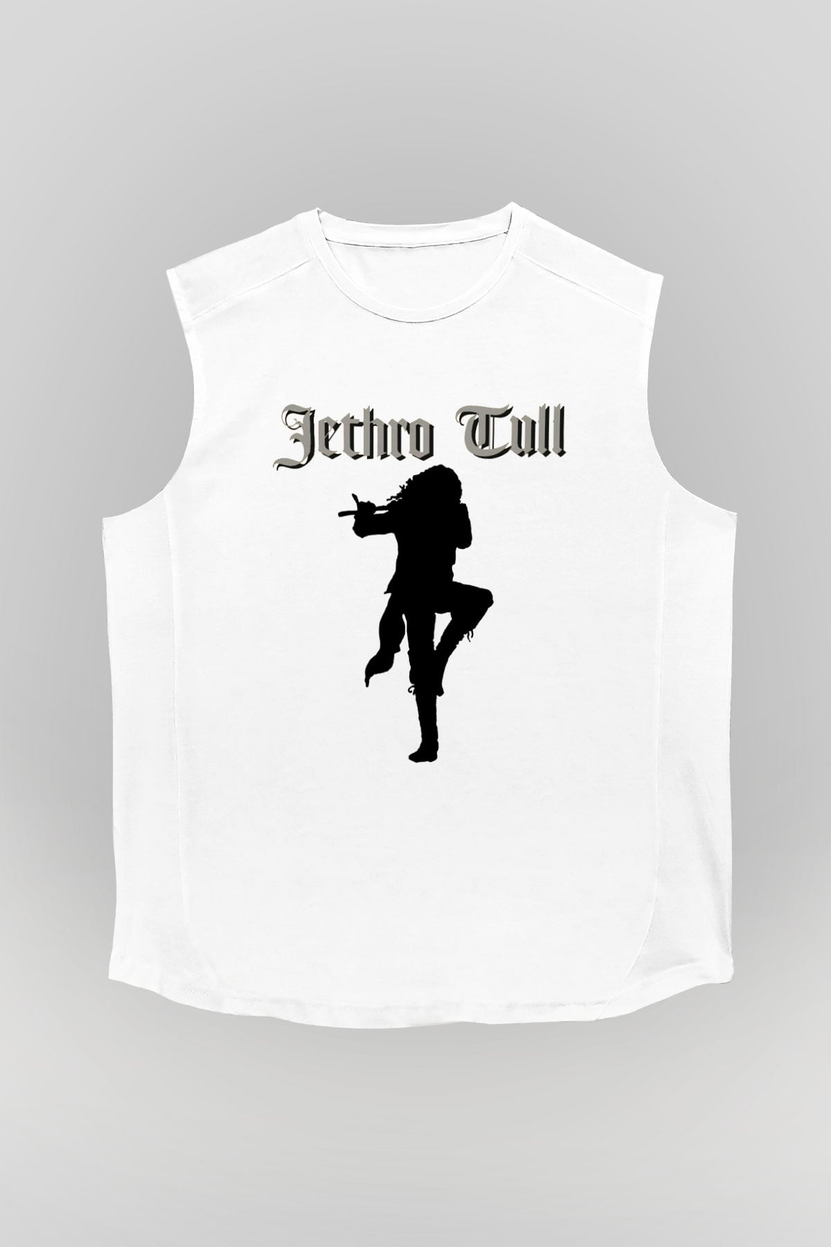 Jethro Tull Beyaz Unisex Kolsuz Tişört