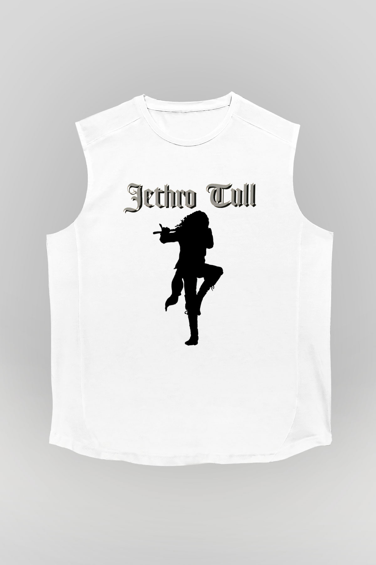 Jethro Tull Beyaz Unisex Kolsuz Tişört