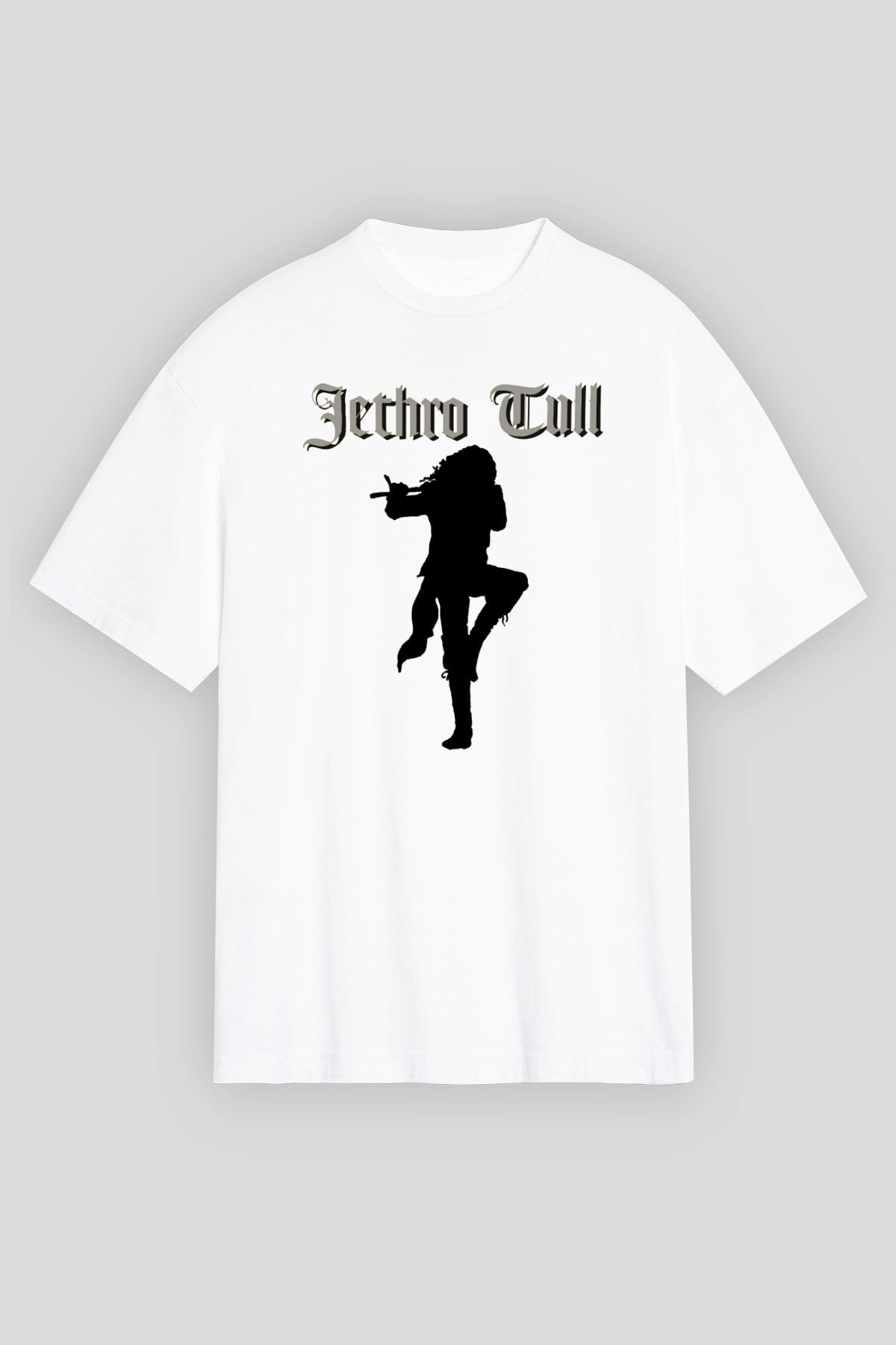 Jethro Tull Beyaz Unisex Oversize Tişört T-Shirt