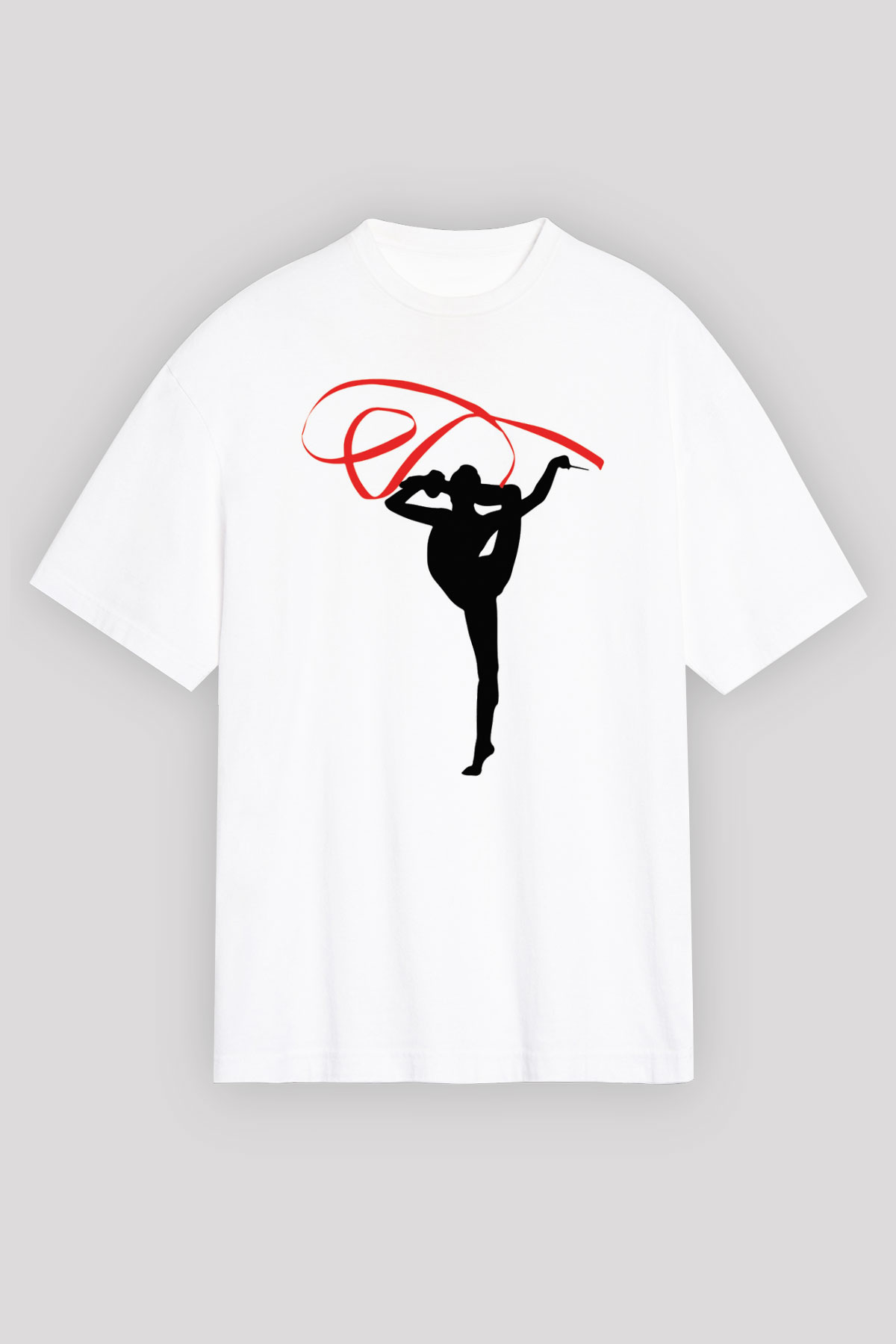 Jimnastik Beyaz Unisex Tişört T-Shirt - TişörtFabrikası