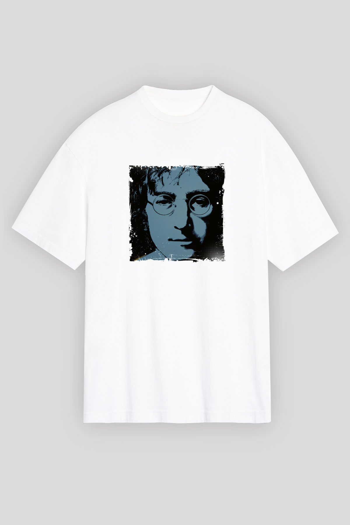 John Lennon Unisex Baskılı Beyaz Tişört