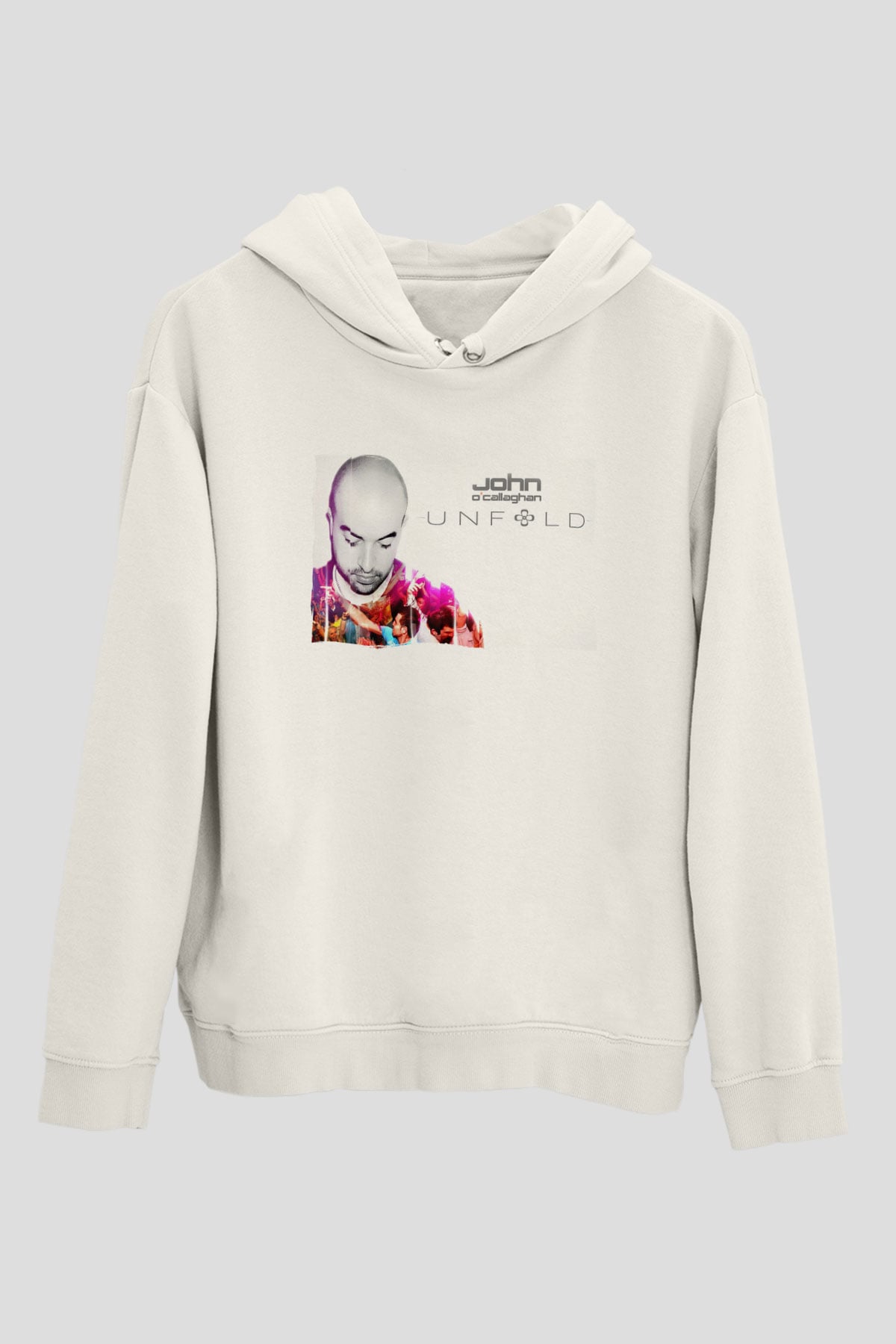John O'callaghan Beyaz Unisex Kapüşonlu Sweatshirt