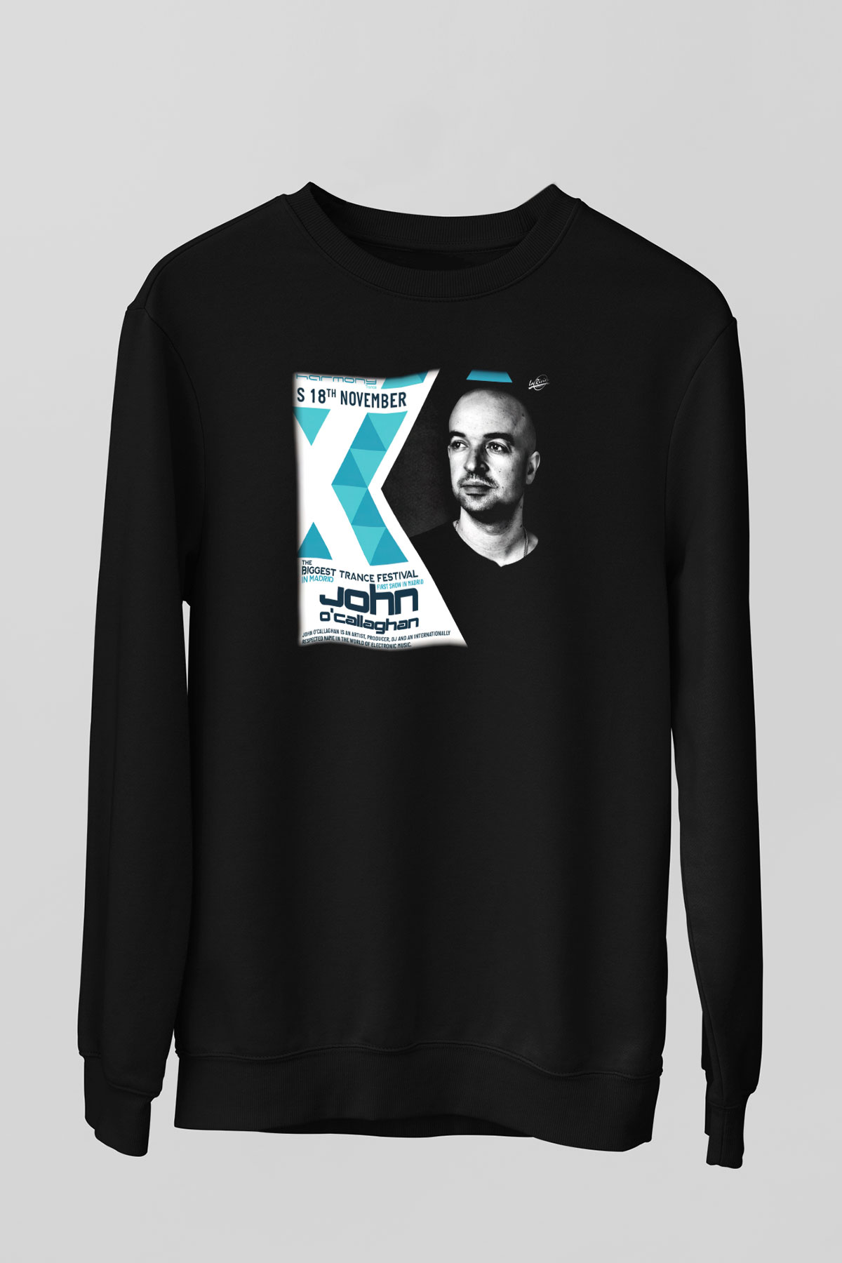 John O'callaghan Siyah Unisex Sweatshirt