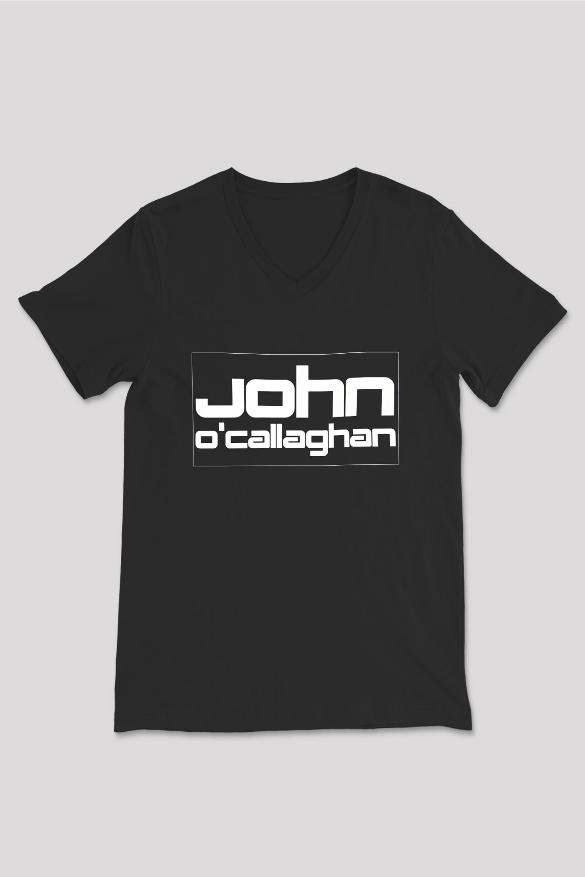 John O'callaghan Siyah Unisex V Yaka Tişört