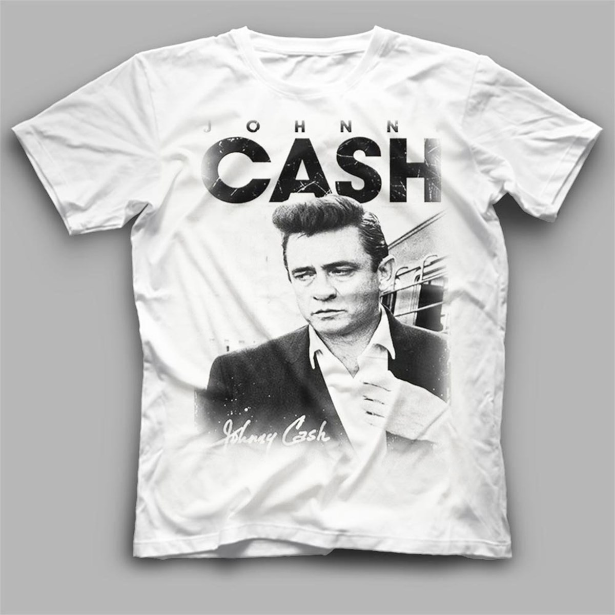 Johnny cash t shirt hotsell