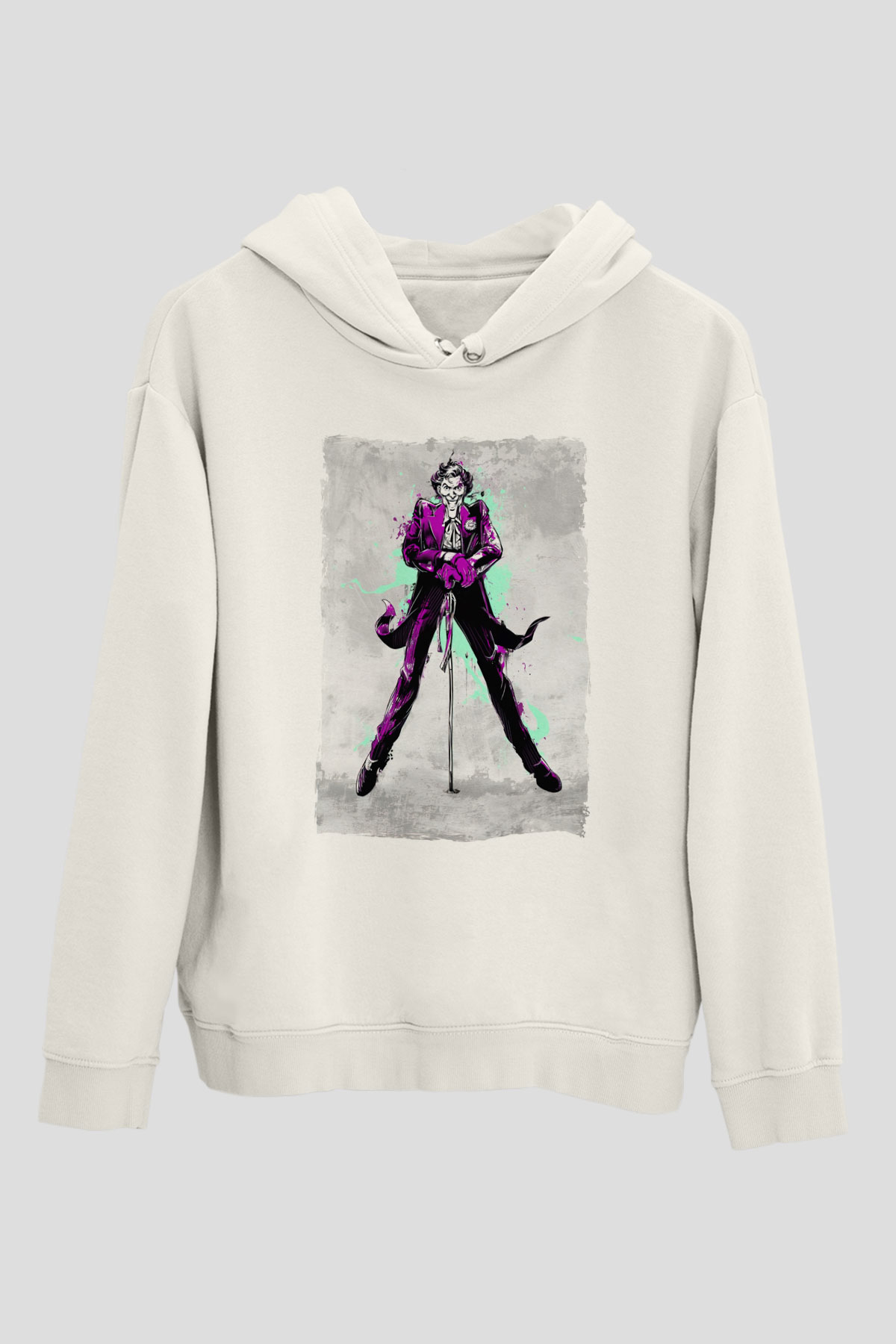 JokerBeyaz  Unisex Hoodie