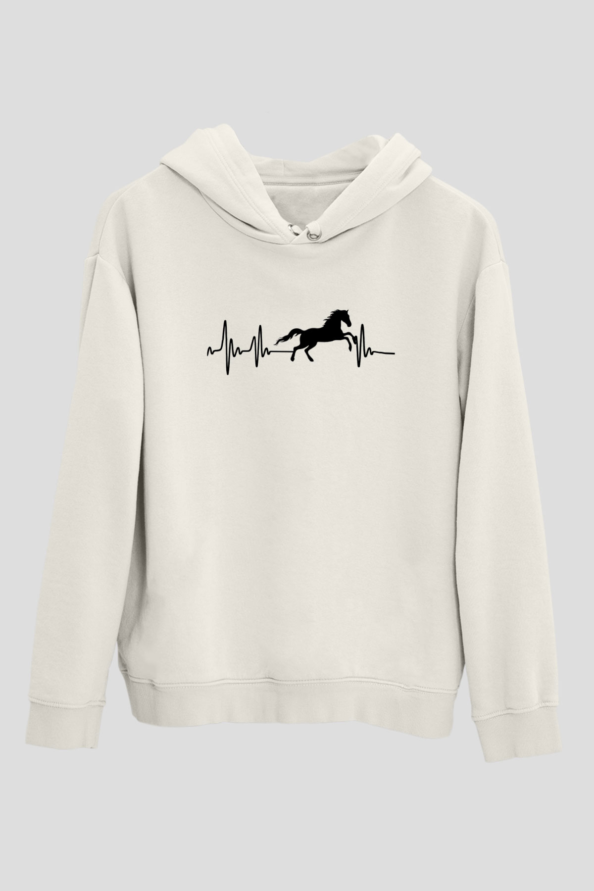 Jokey Beyaz Unisex Kapüşonlu Sweatshirt