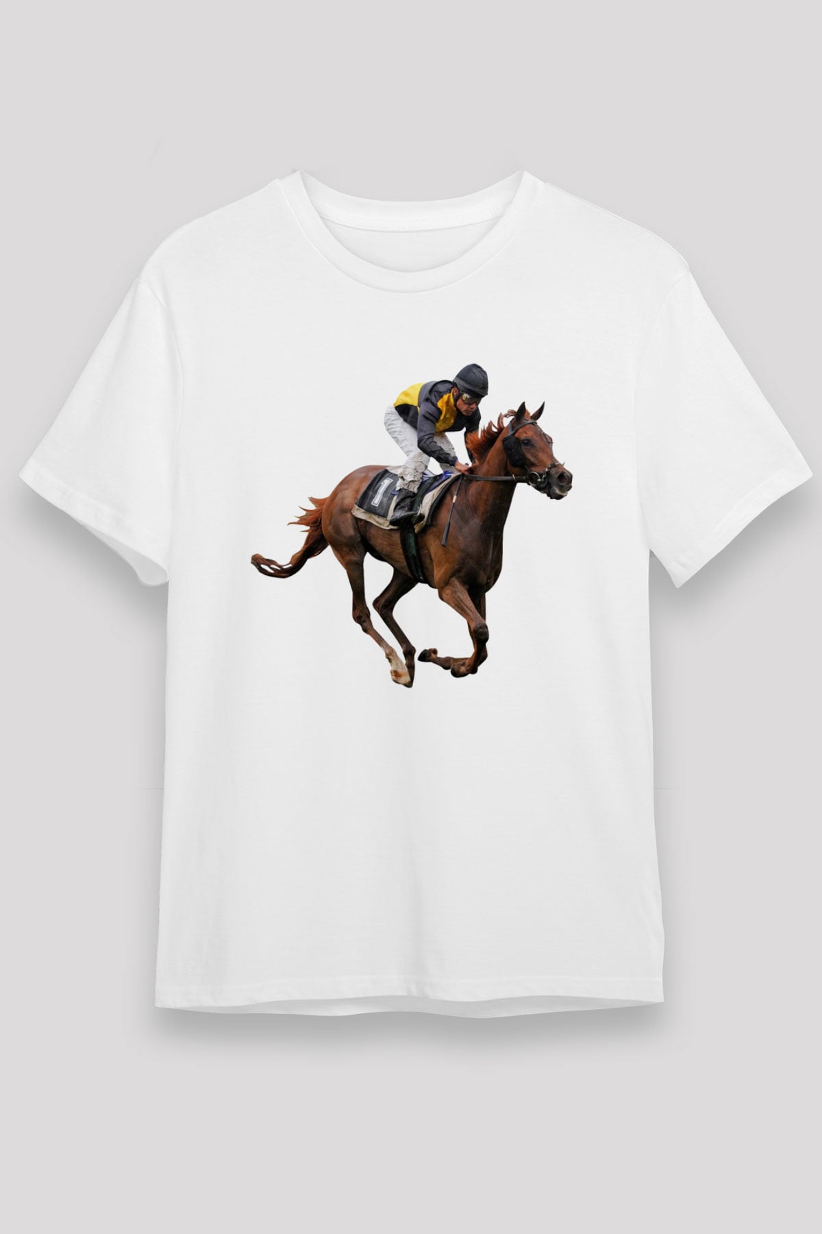 Jokey Beyaz Unisex Tişört T-Shirt - TişörtFabrikası