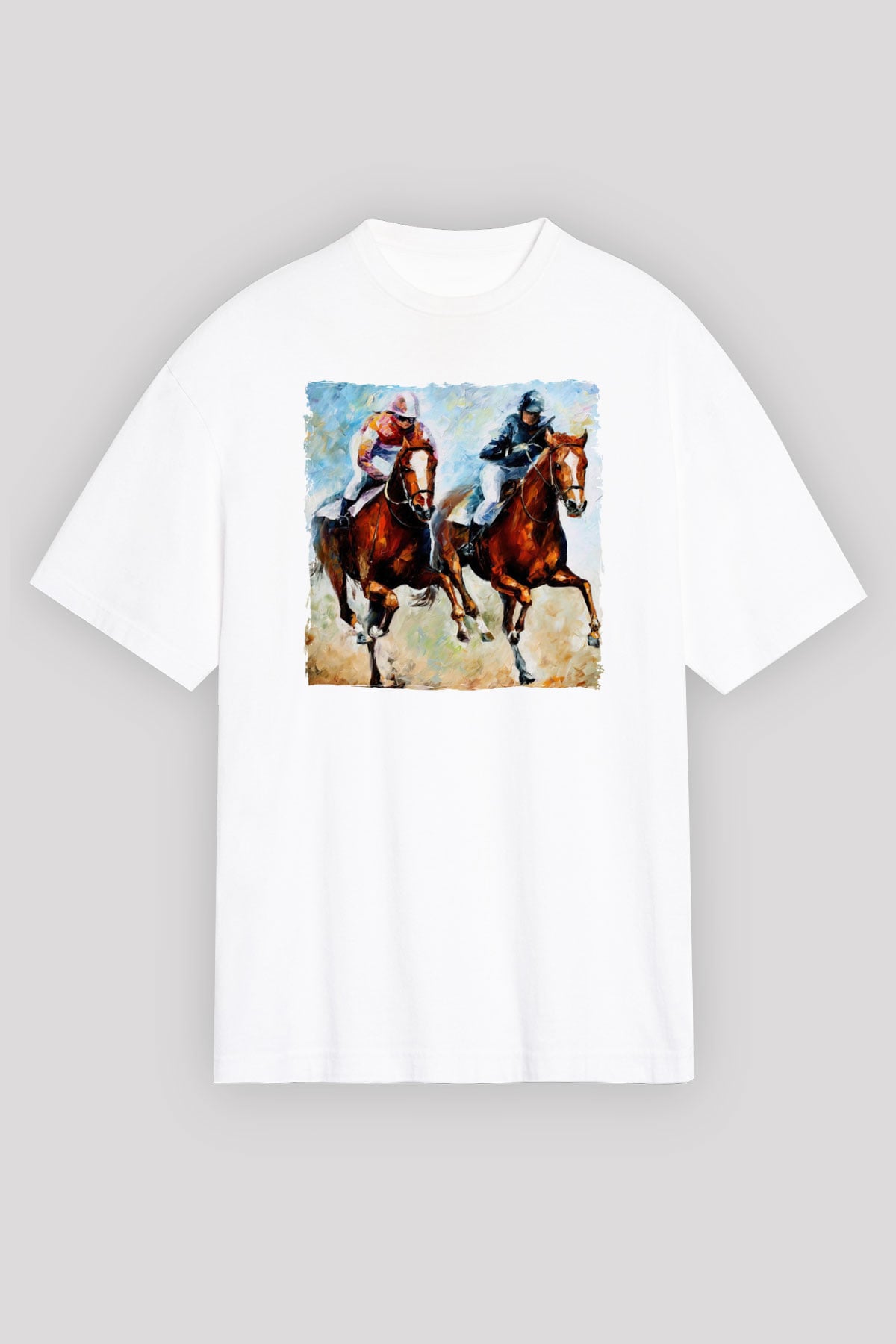 Jokey Beyaz Unisex Tişört T-Shirt - TişörtFabrikası