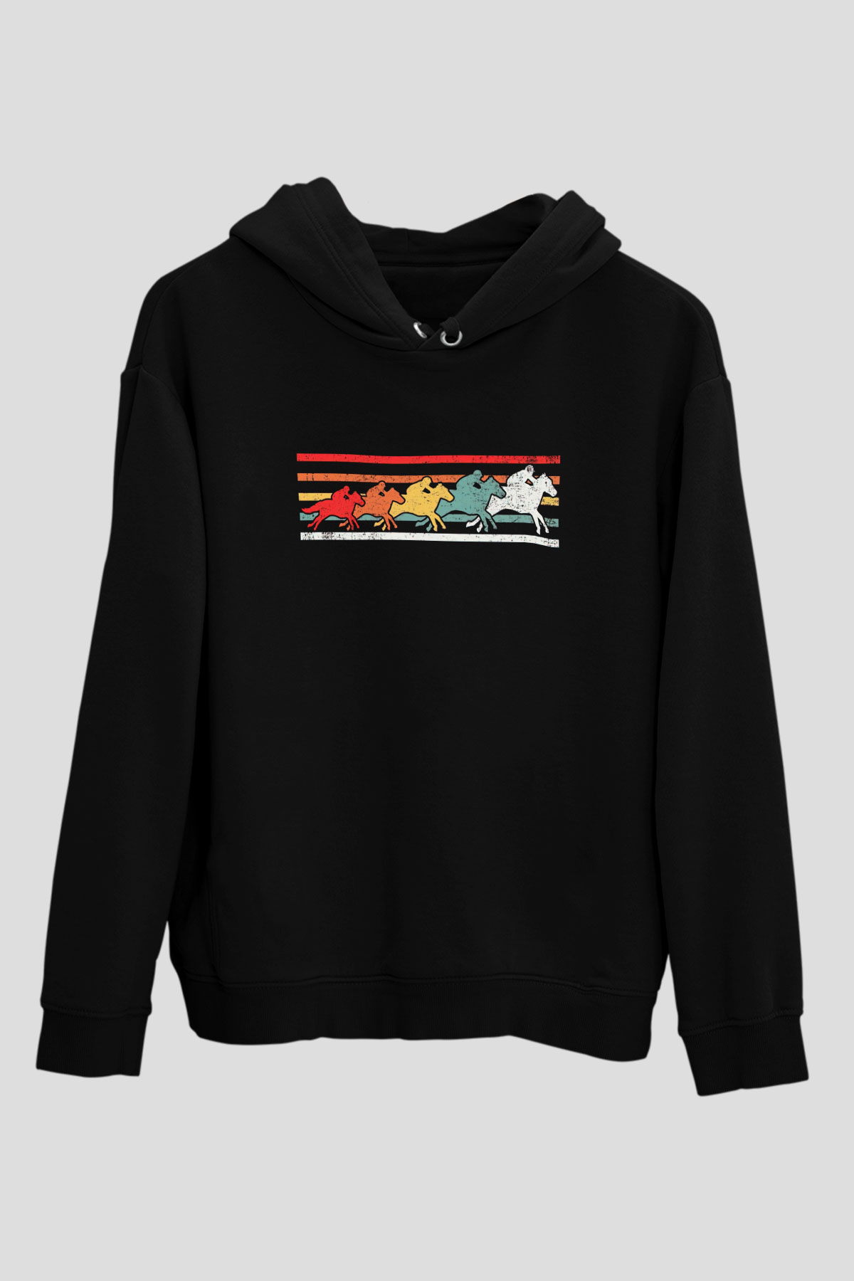 Jokey Siyah Unisex Kapüşonlu Sweatshirt
