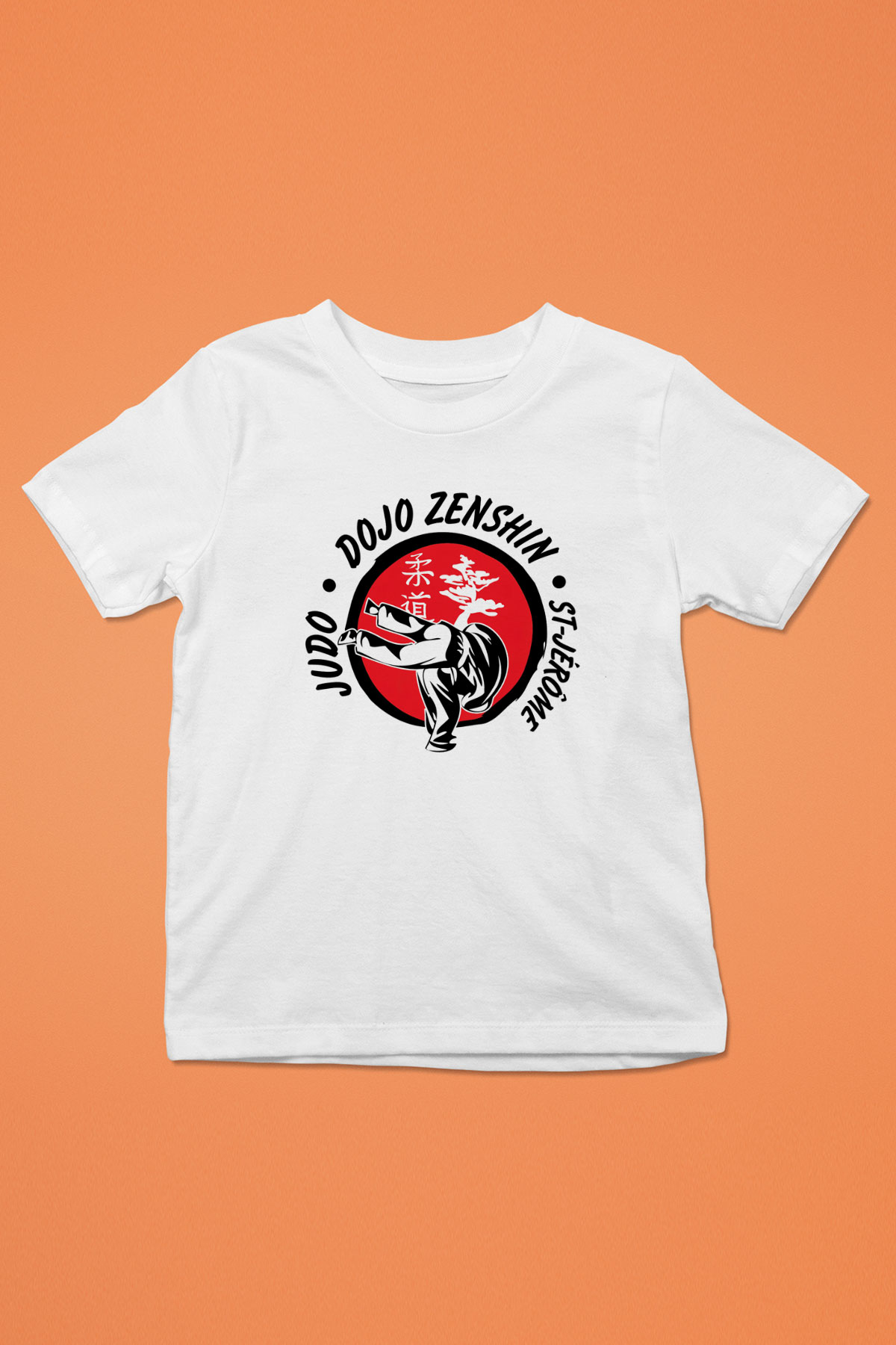 Judo Beyaz Unisex Çocuk Tişört