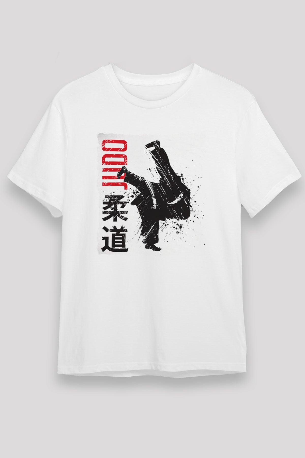 Judo Beyaz Unisex Tişört T-Shirt - TişörtFabrikası