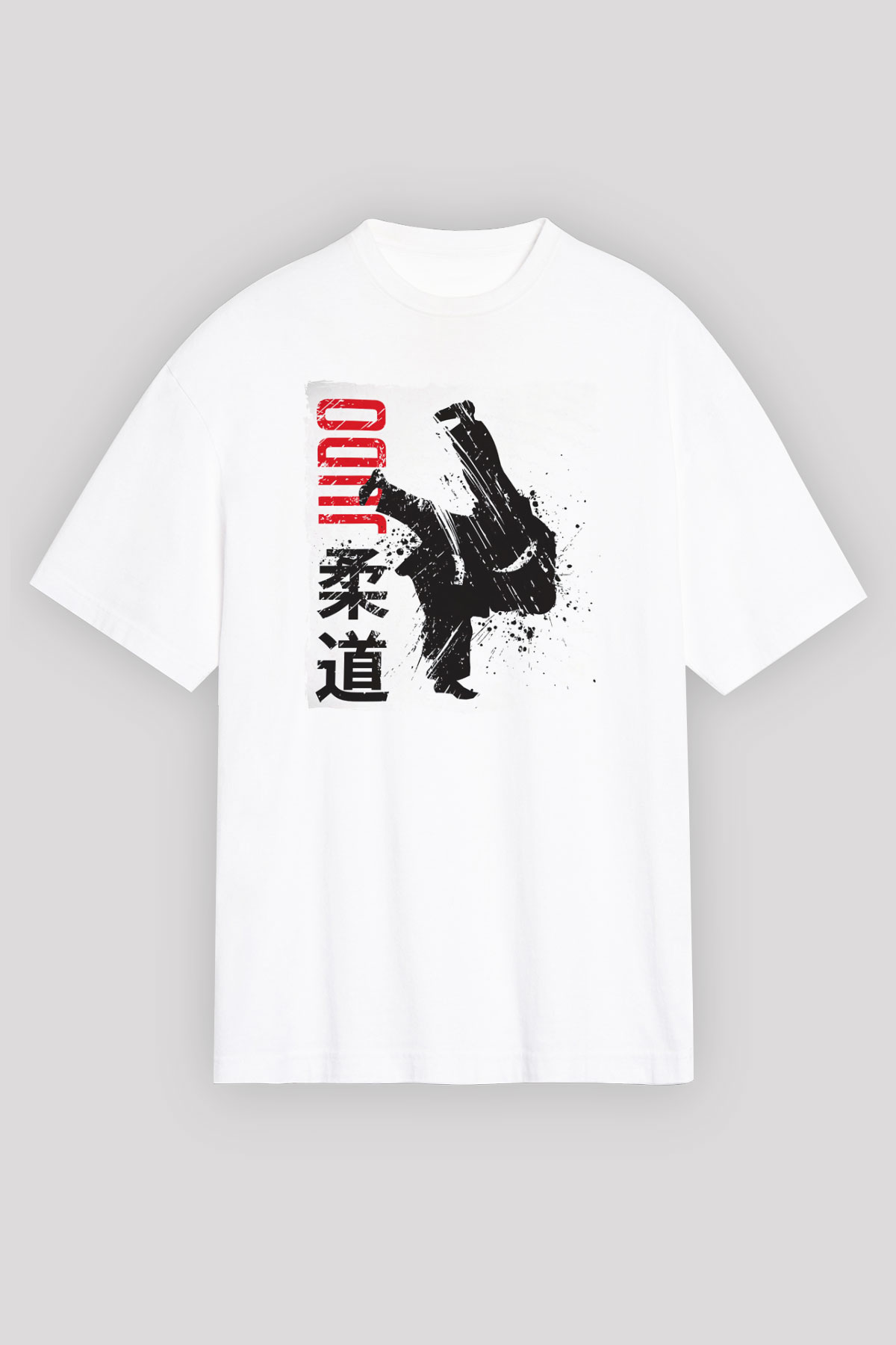 Judo Beyaz Unisex Tişört T-Shirt - TişörtFabrikası