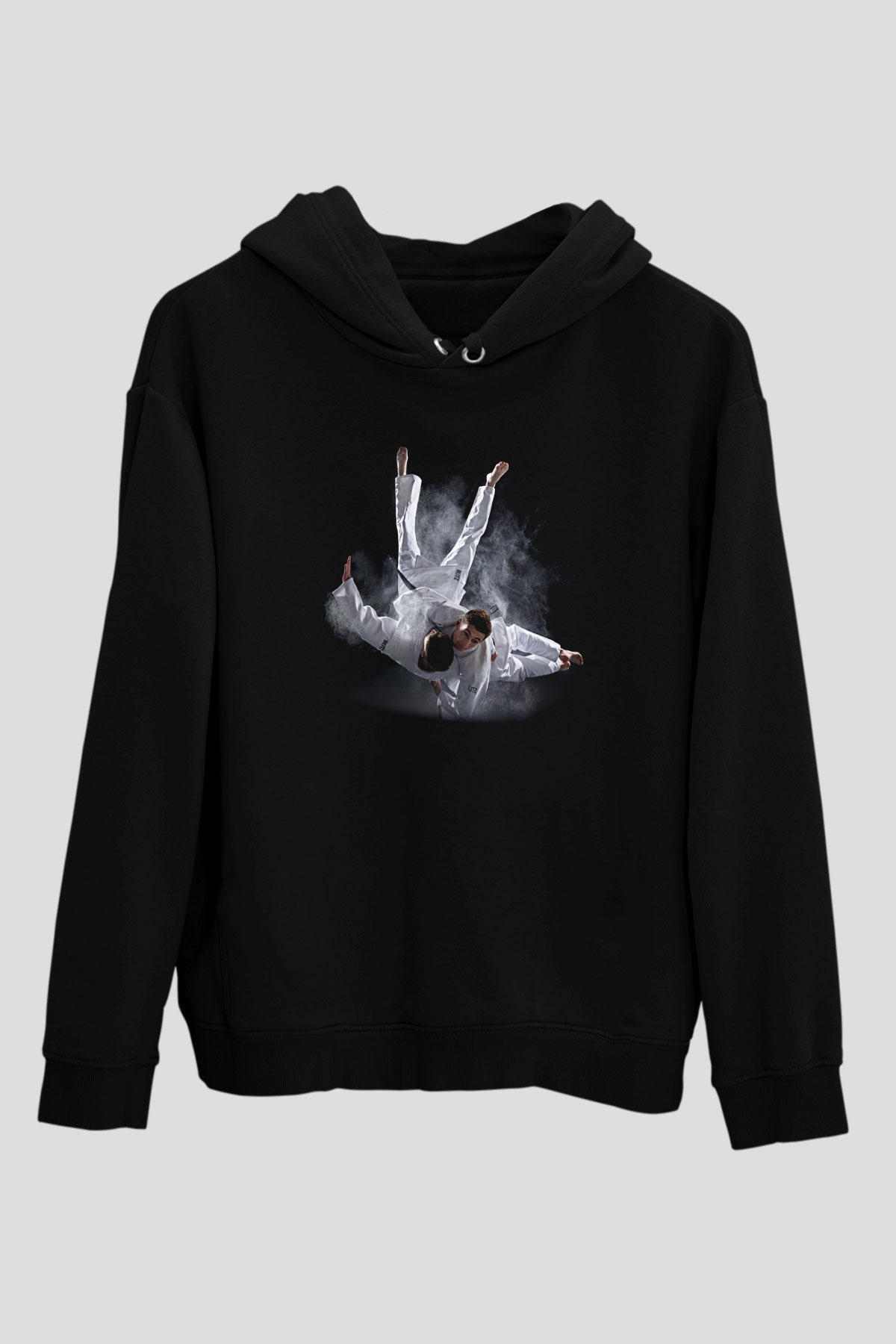Judo Siyah Unisex Hoodie