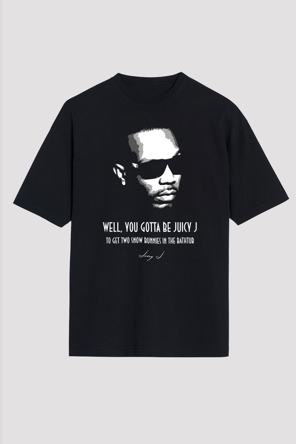 Juicy-J Siyah Unisex Tişört T-Shirt - TişörtFabrikası