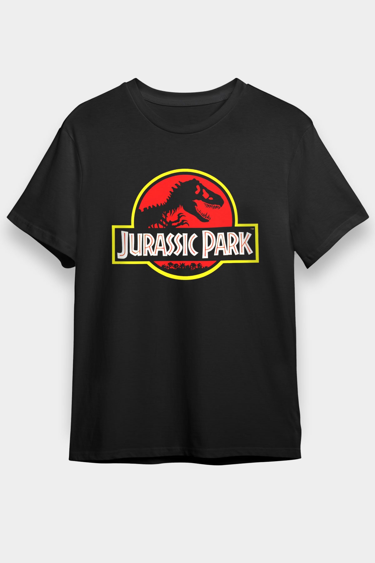 Jurassic Park Siyah Unisex Graphic Tee - STREETWEAR