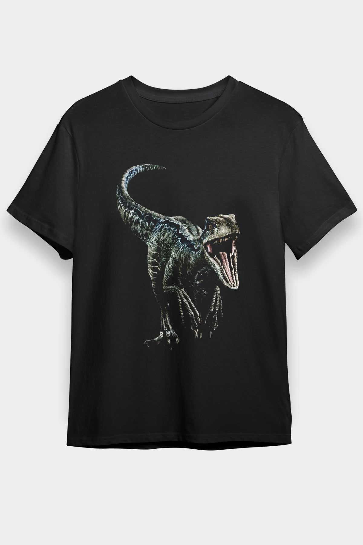 Jurassic Park Siyah Unisex Graphic Tee - STREETWEAR