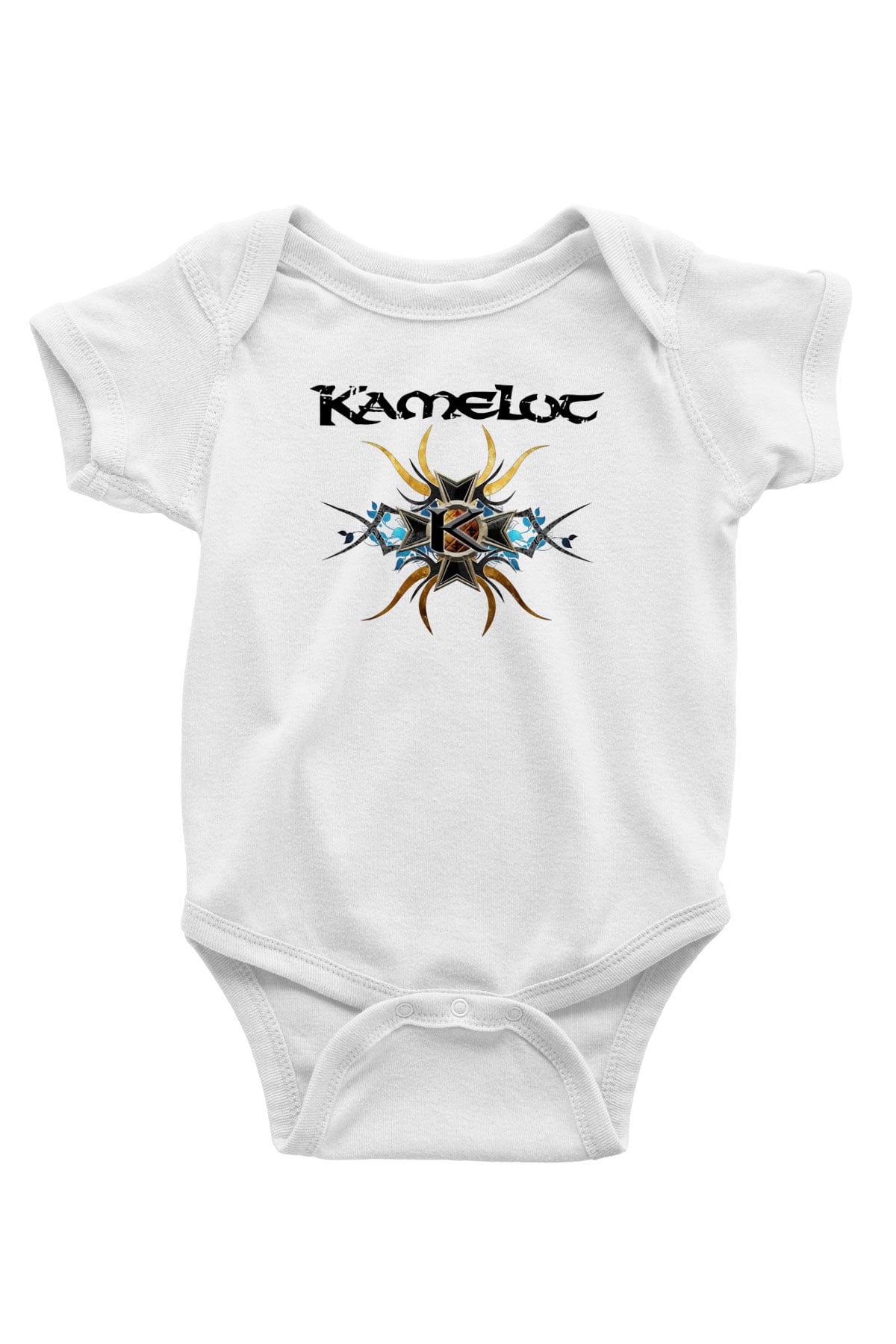 Kamelot Beyaz Bebek Body - Zıbın