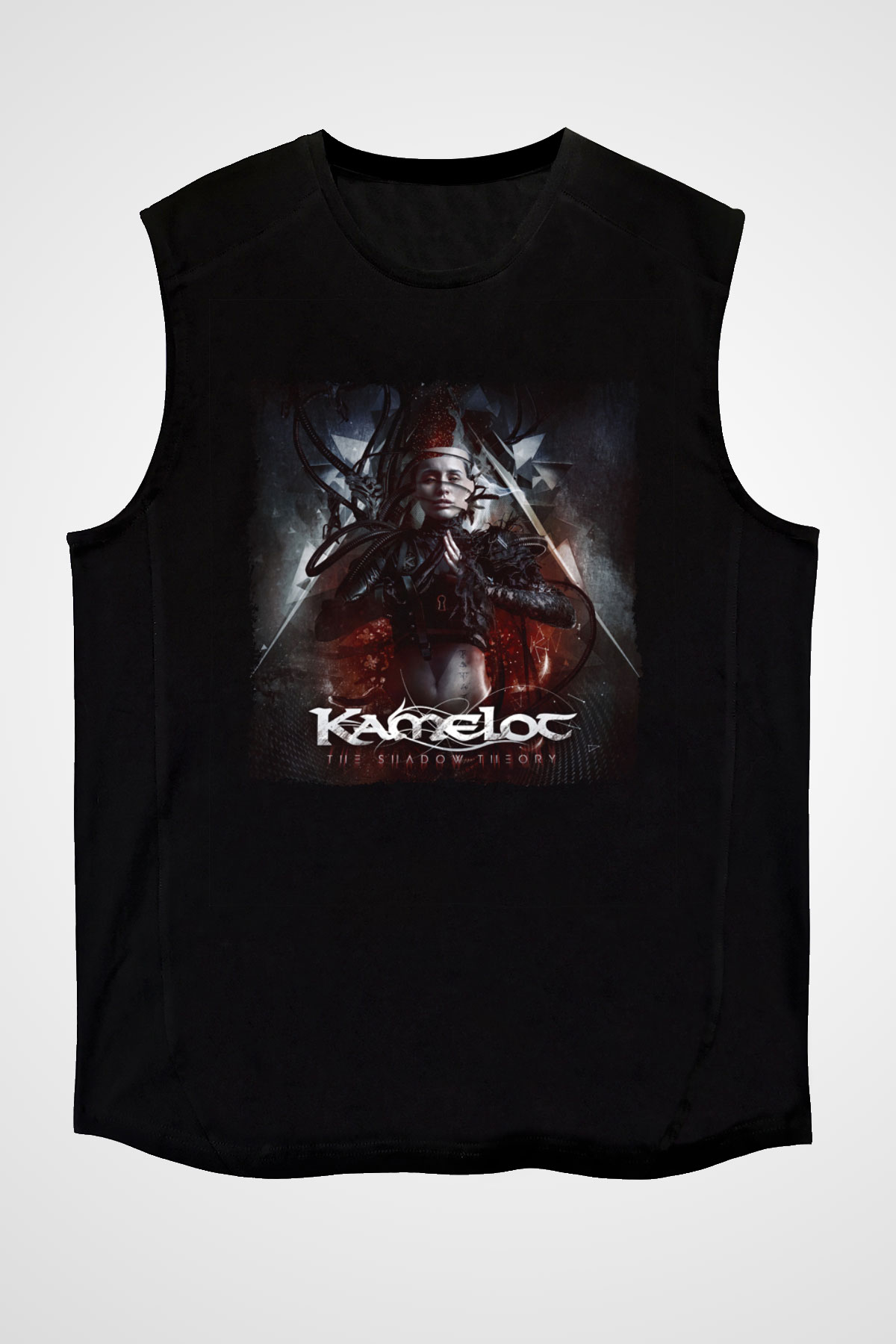 Kamelot Siyah Unisex Kolsuz Tişört