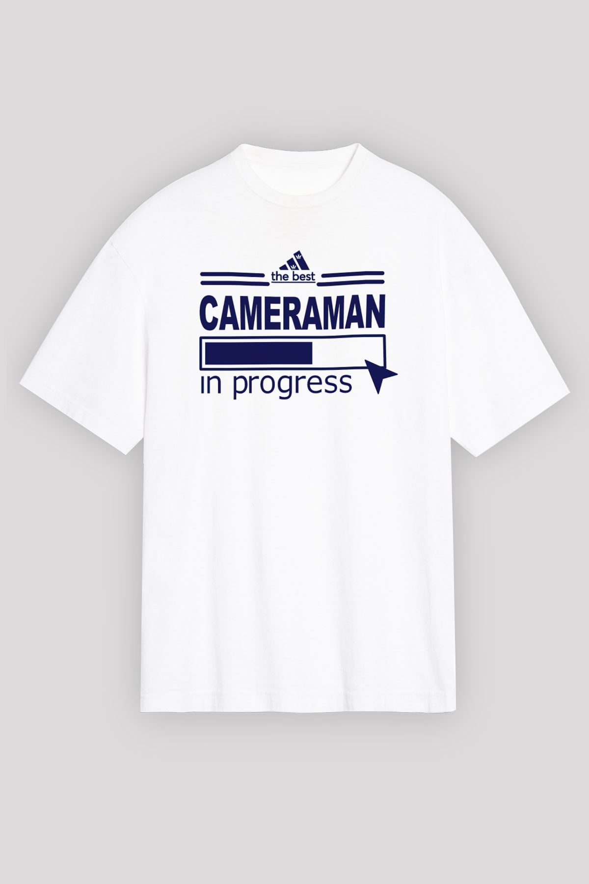 Kameraman Beyaz Unisex Tişört T-Shirt - TişörtFabrikası
