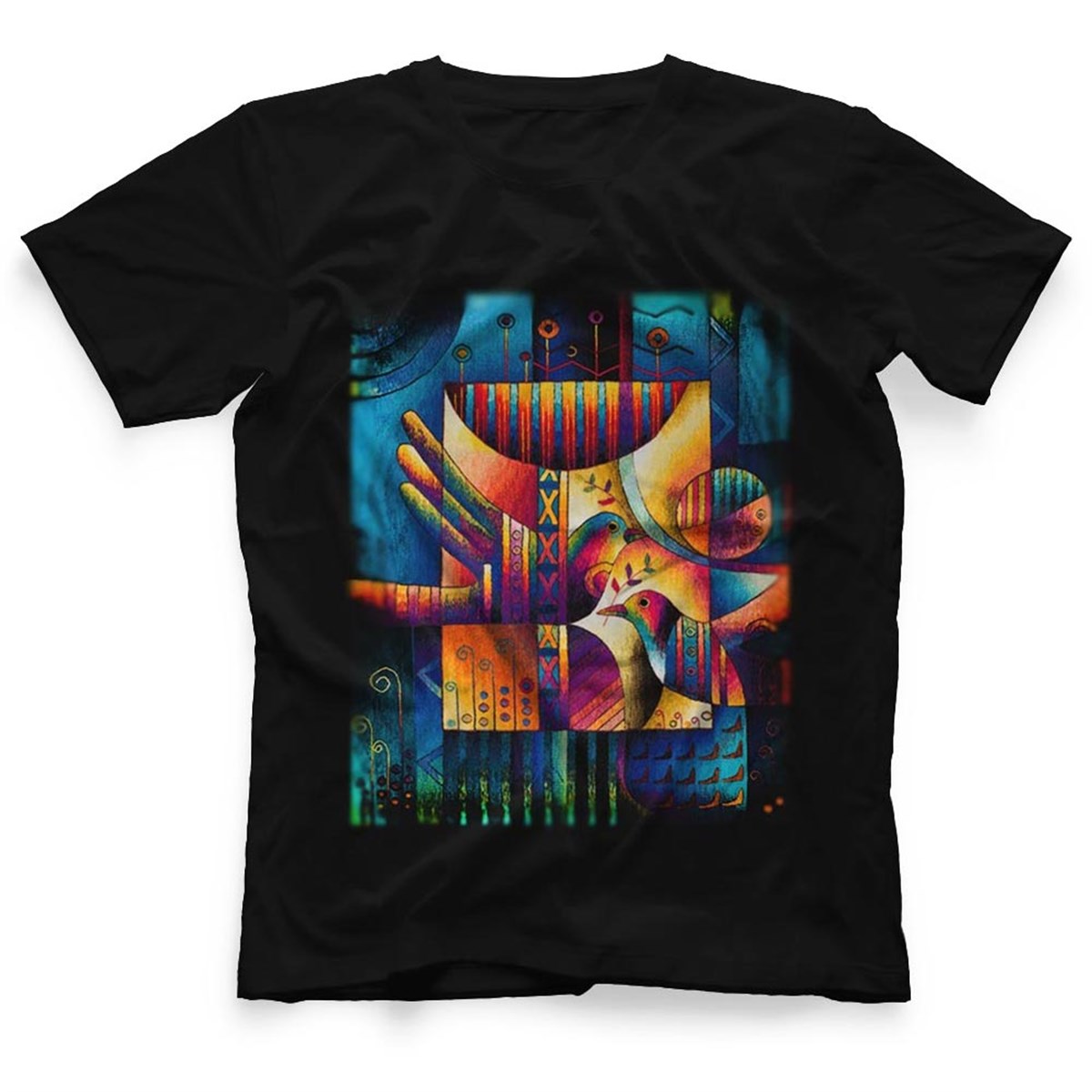 Kanaviçe Çocuk Tişörtü Çocuk T-Shirt ACSYT46