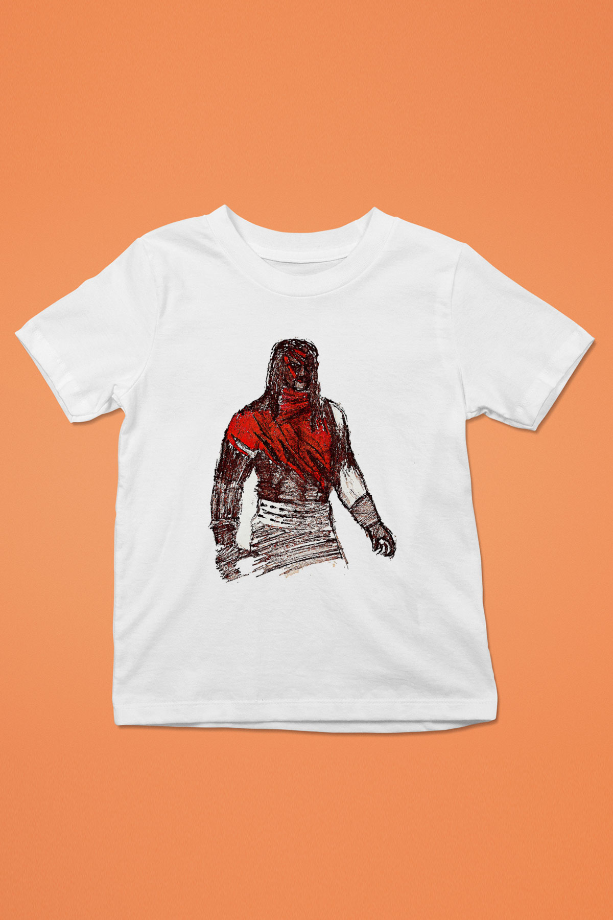Kane Baskılı Beyaz Unisex Beyaz Çocuk Tişört - Tshirt
