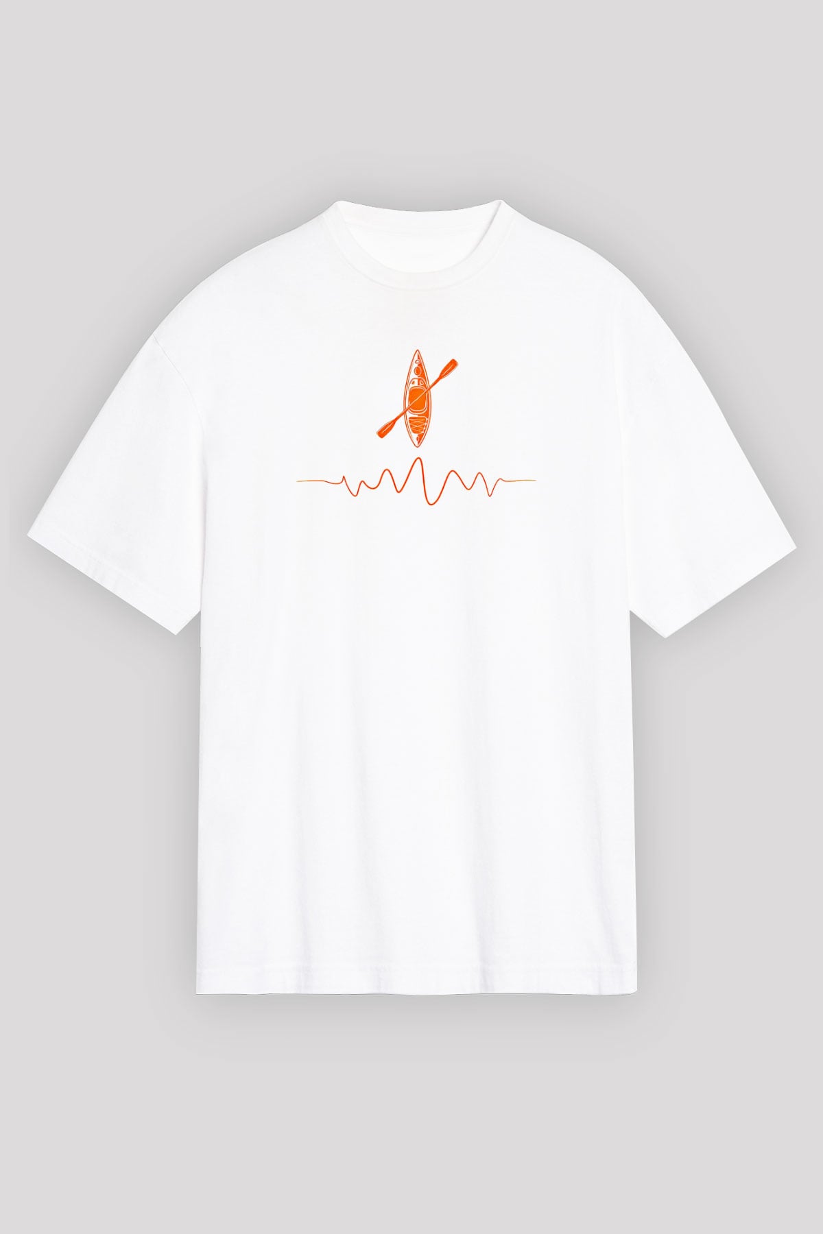 Kano Baskılı Unisex Beyaz Oversize Tişört - Tshirt