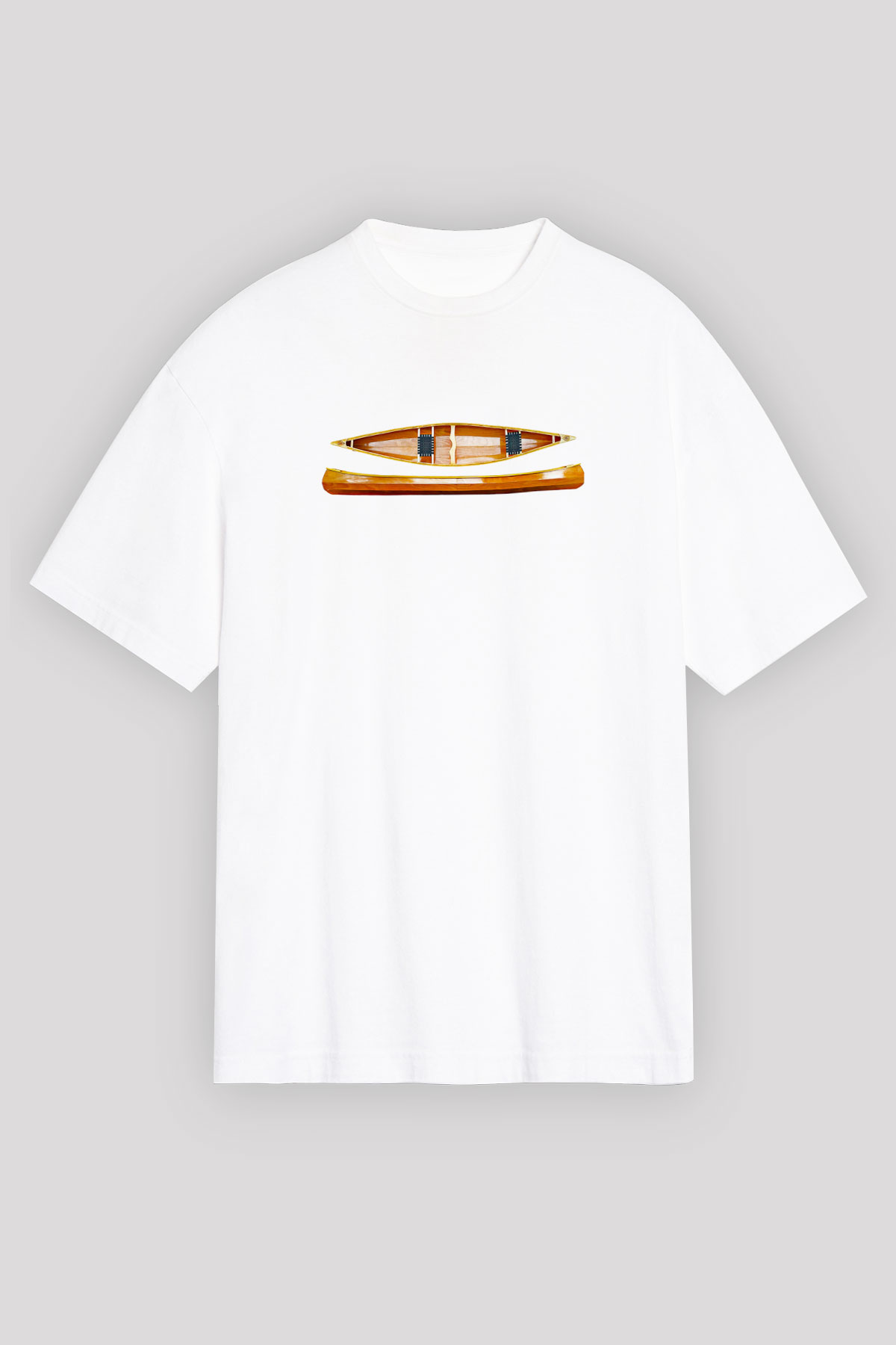 Kano Baskılı Unisex Beyaz Oversize Tişört - Tshirt