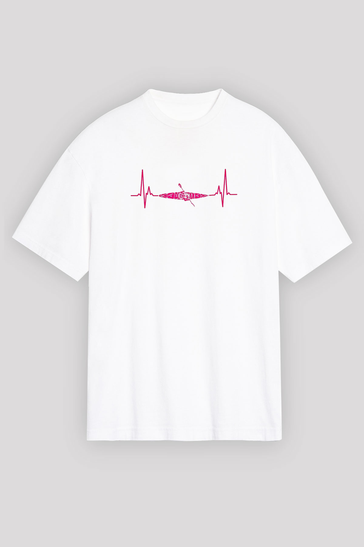 Kano Baskılı Unisex Beyaz Oversize Tişört - Tshirt