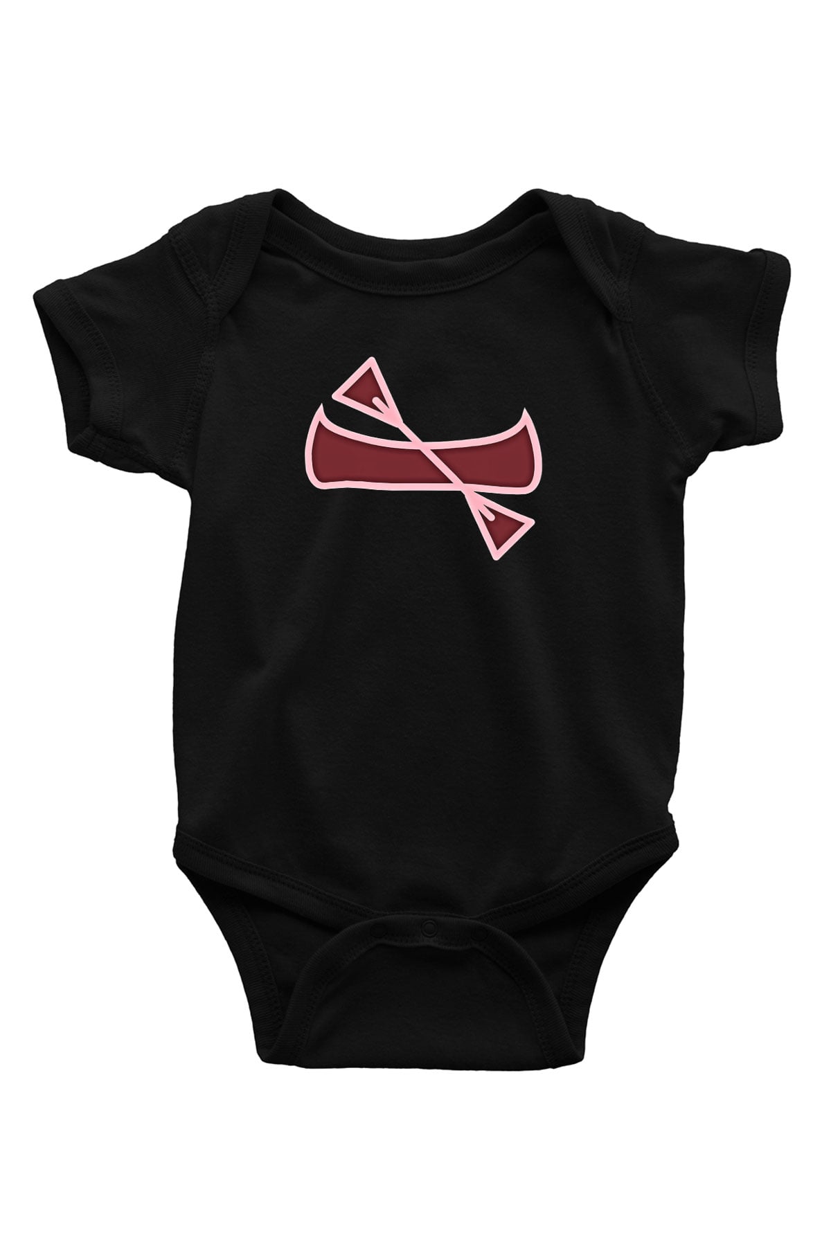 Kano Baskılı Unisex Siyah Bebek Body - Zıbın