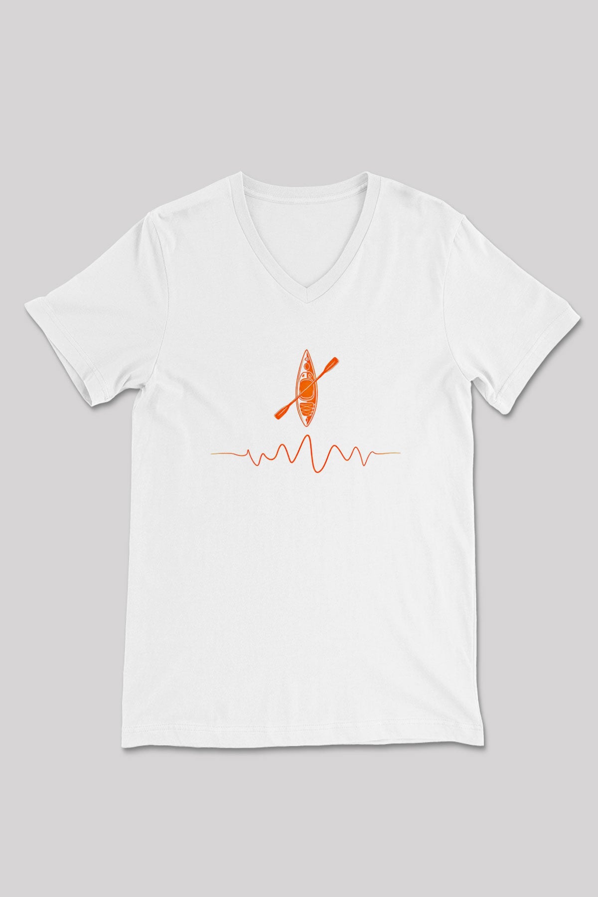 Kano Baskılı Unisex V Yaka Tişört - Tshirt