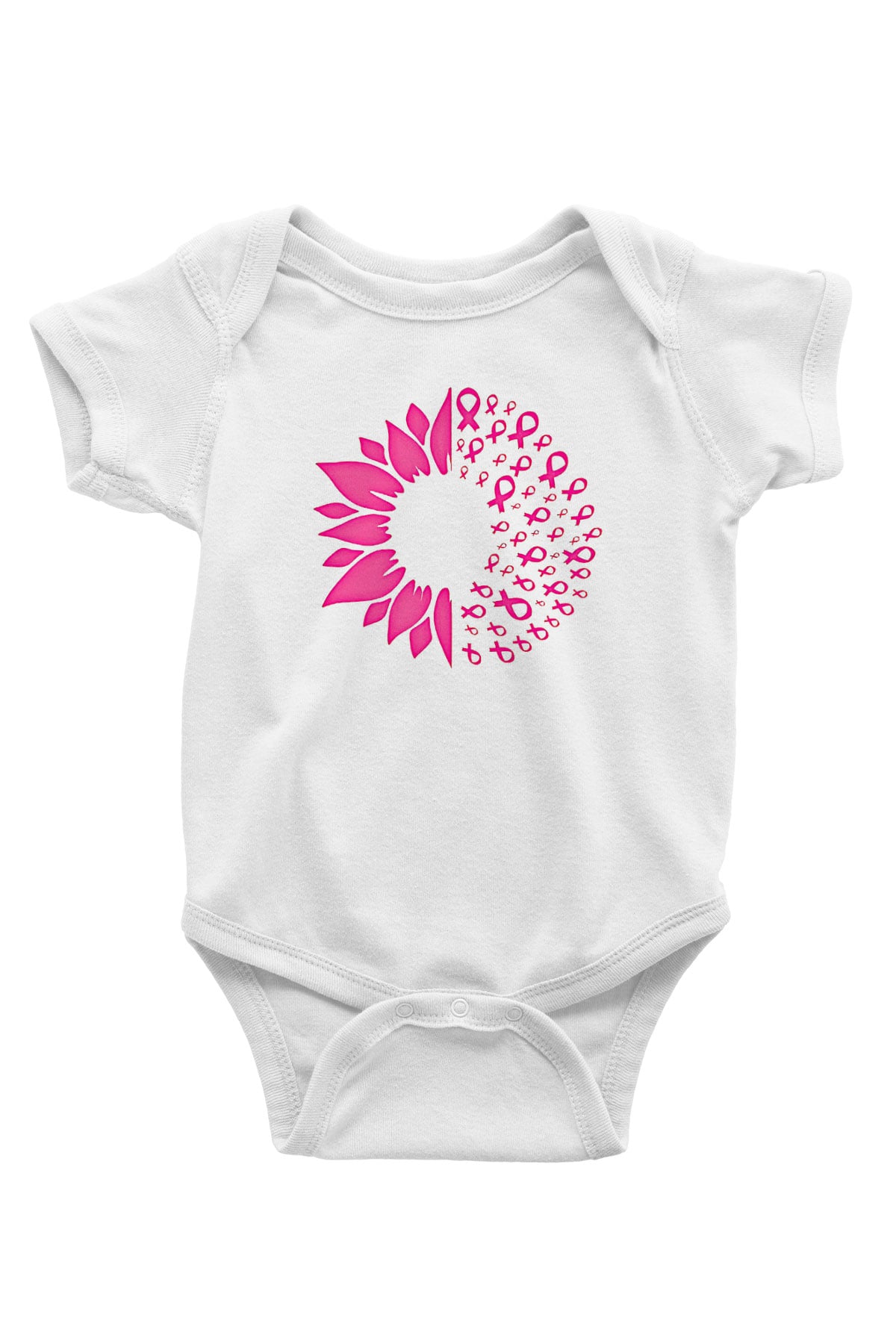 Kanser Günü Baskılı Beyaz Unisex Bebek Body - Zıbın