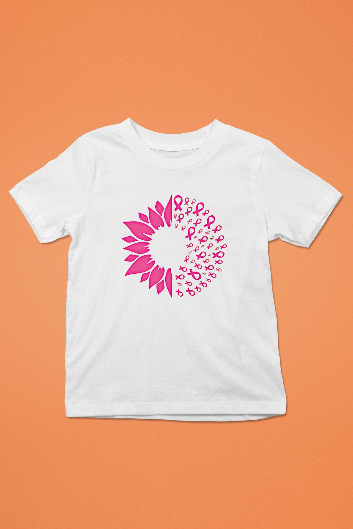 Kanser Günü Baskılı Beyaz Unisex Beyaz Çocuk Tişört - Tshirt
