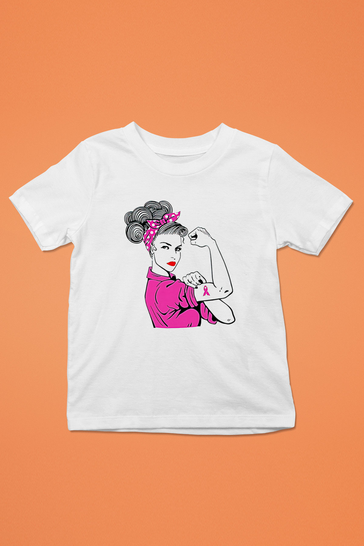 Kanser Günü Baskılı Beyaz Unisex Beyaz Çocuk Tişört - Tshirt