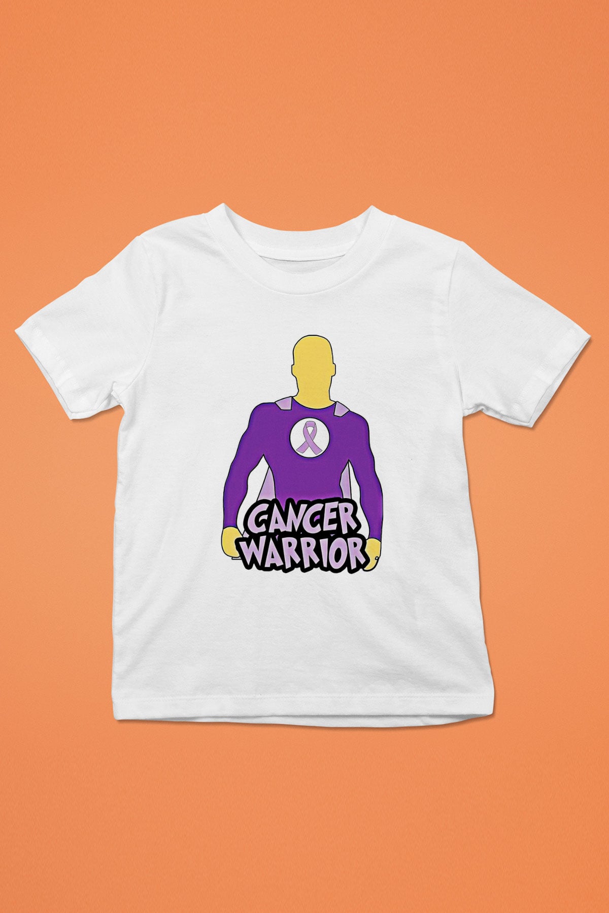 Kanser Günü Baskılı Beyaz Unisex Beyaz Çocuk Tişört - Tshirt