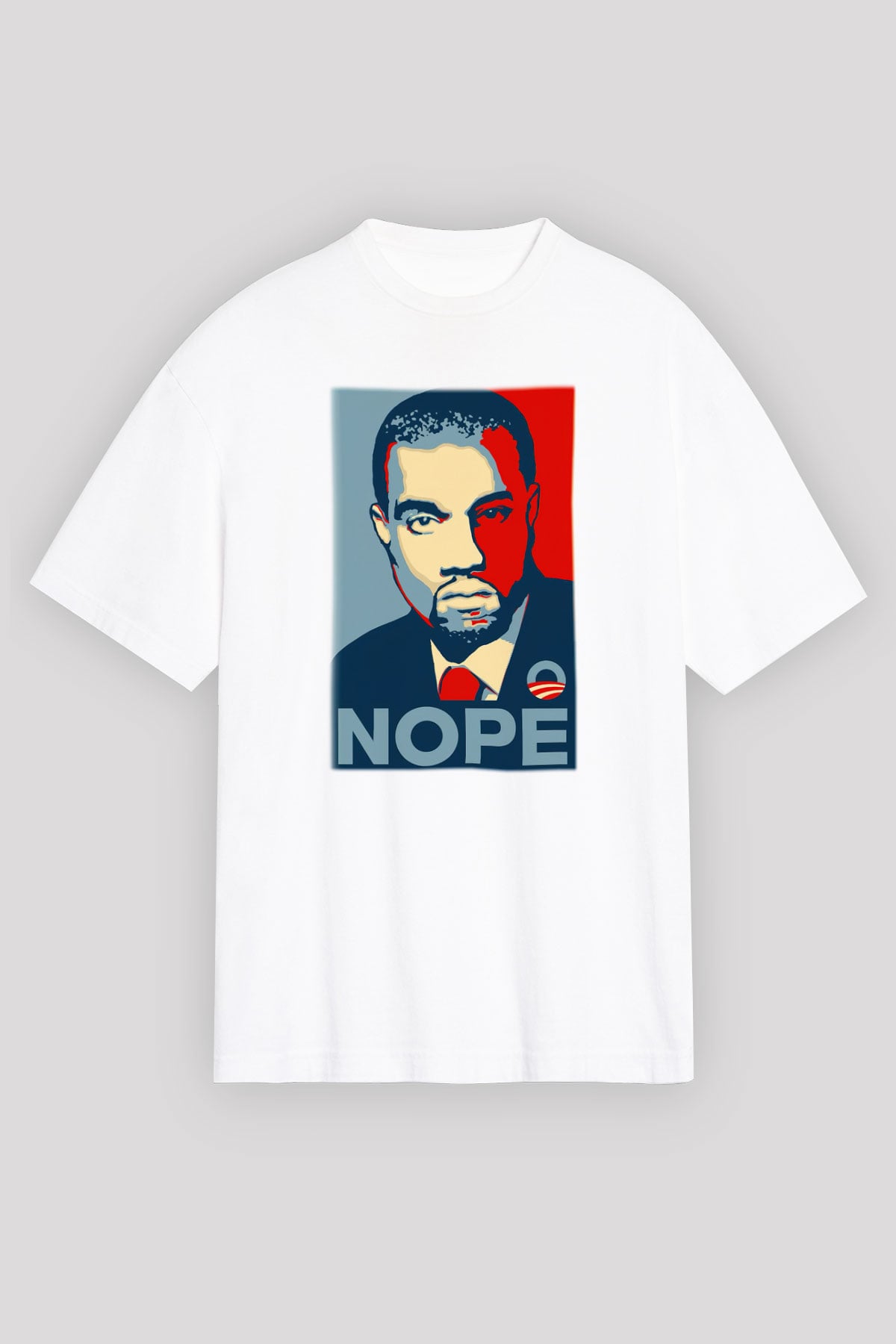 Kanye West Beyaz Unisex Oversize Tişört T-Shirt