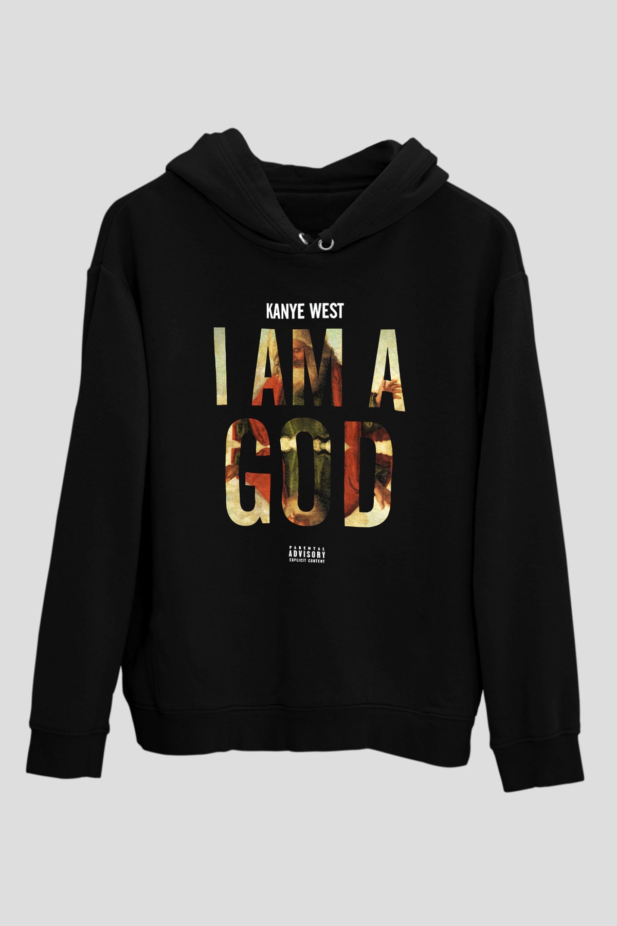 Kanye West Siyah Unisex Hoodie