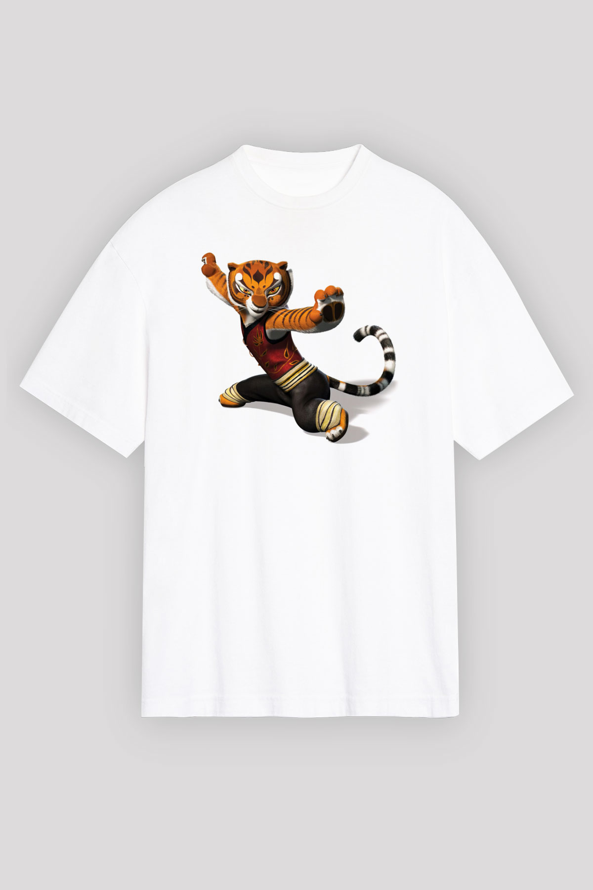 Karate Beyaz Unisex Oversize Tişört T-Shirt