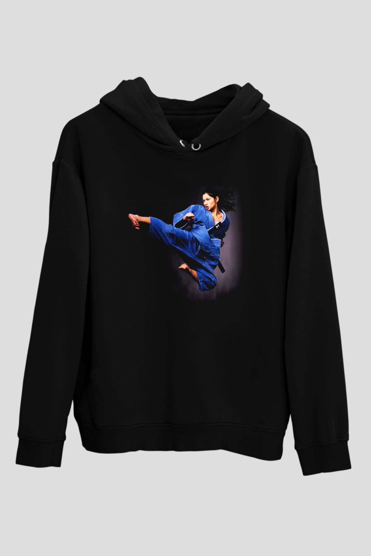 Karate Siyah Unisex Hoodie