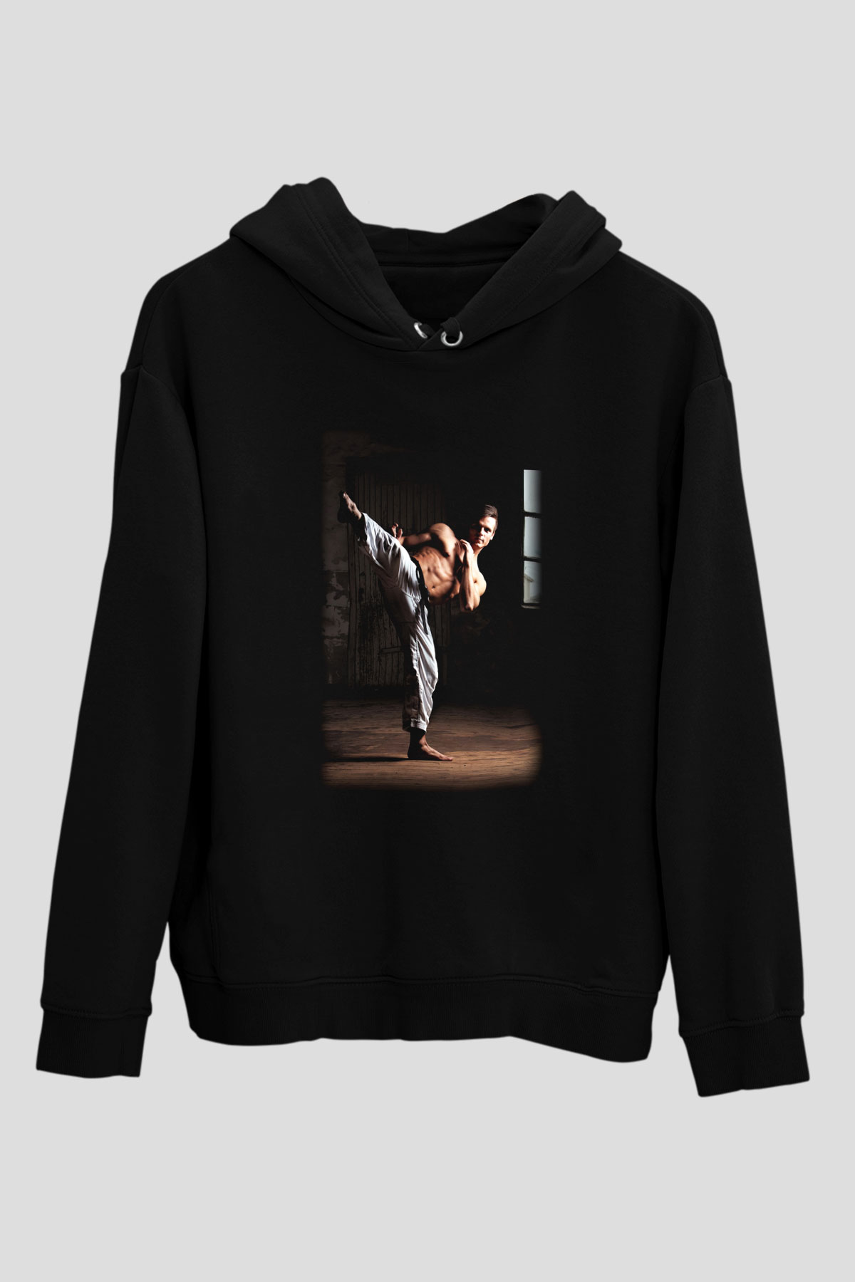 Karate Siyah Unisex Hoodie