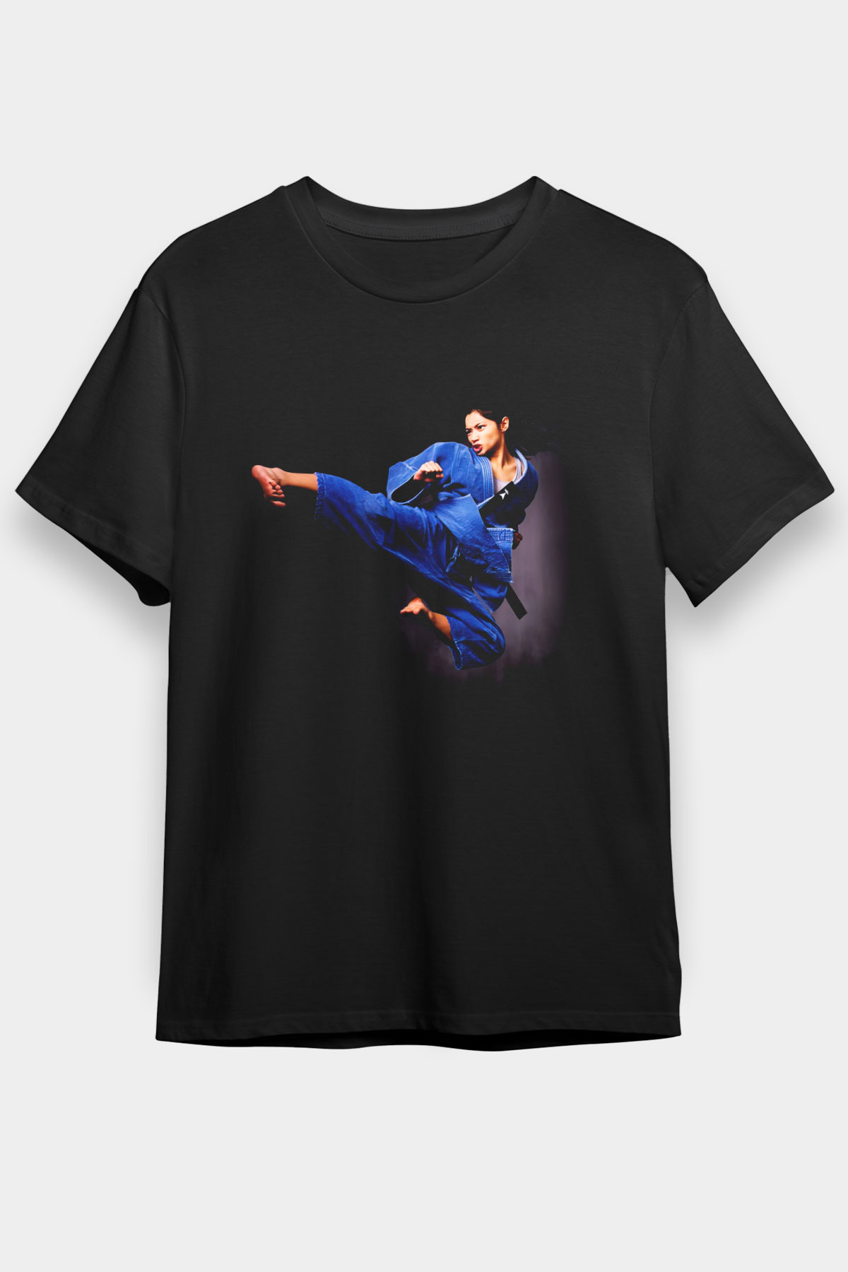 Karate Siyah Unisex Tişört T-Shirt - TişörtFabrikası