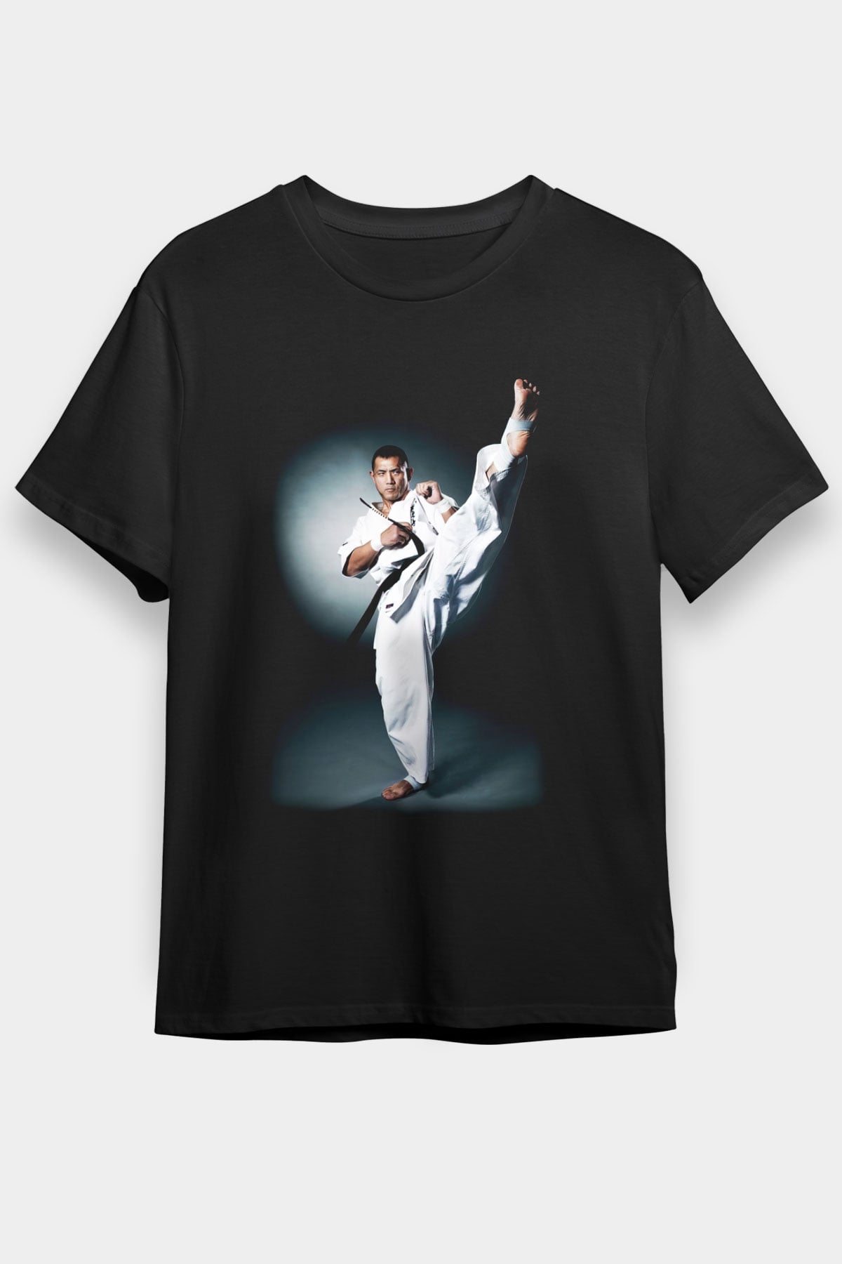 Karate Siyah Unisex Tişört T-Shirt - TişörtFabrikası
