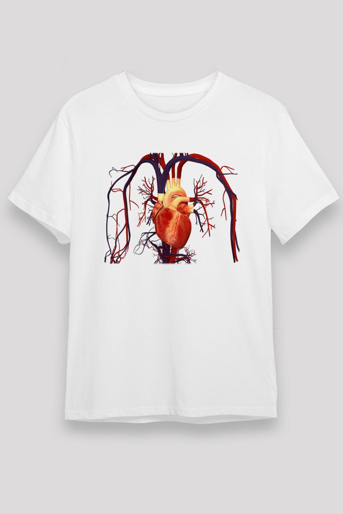 Kardiyolog Beyaz Unisex Tişört T-Shirt - TişörtFabrikası